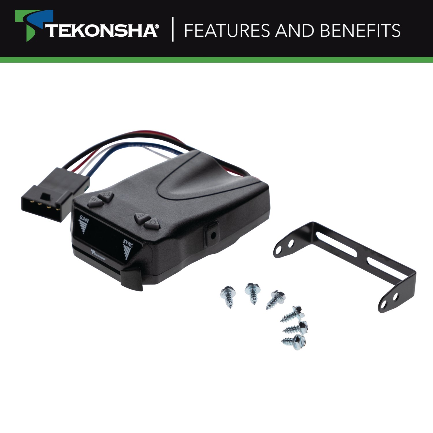2014-2025 Audi SQ5 Brakeman IV Time?Delay Brake Controller for Trailers with 1?4 Axles, Black 8507120 thumbnail 5