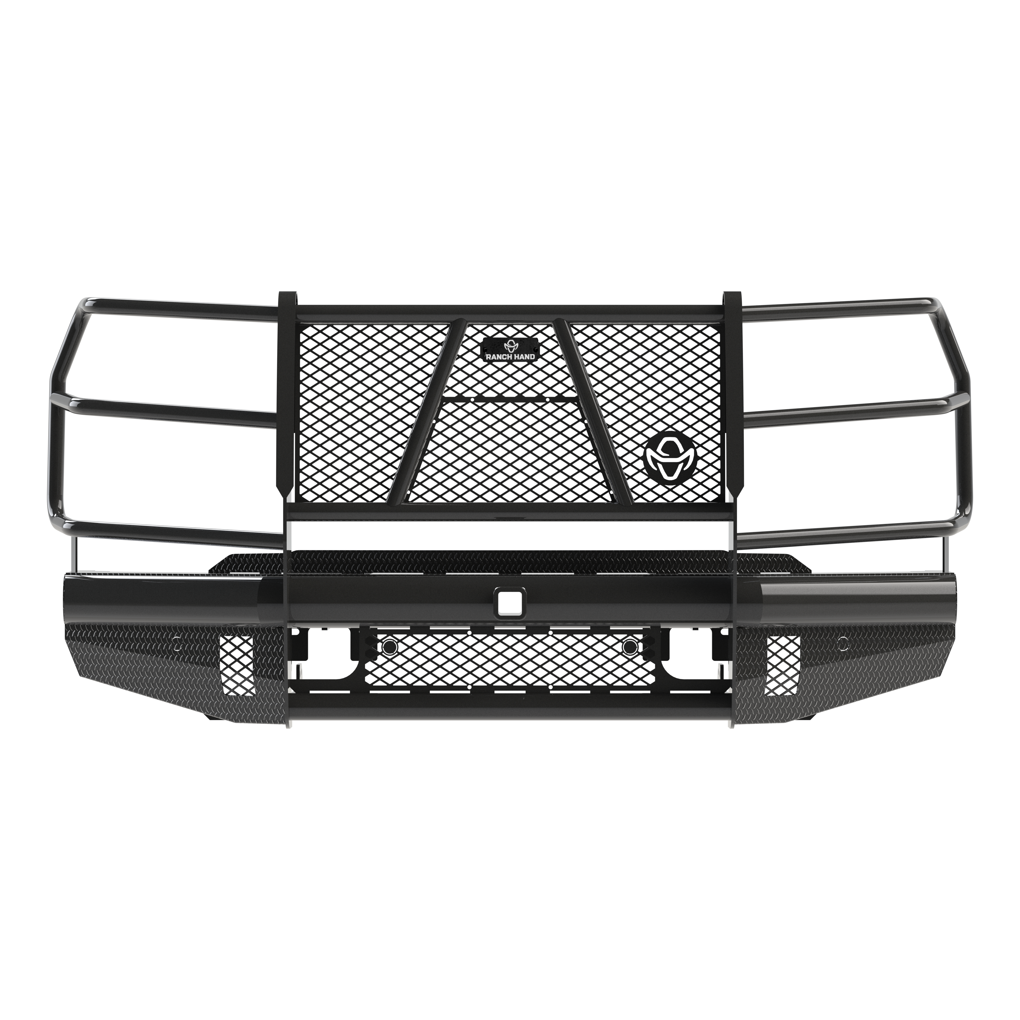 Ranch Hand FBC241BLR Legend Front Bumper with Grille Guard, Fits Select Chevrolet Silverado 2500, 3500 HD thumbnail 1