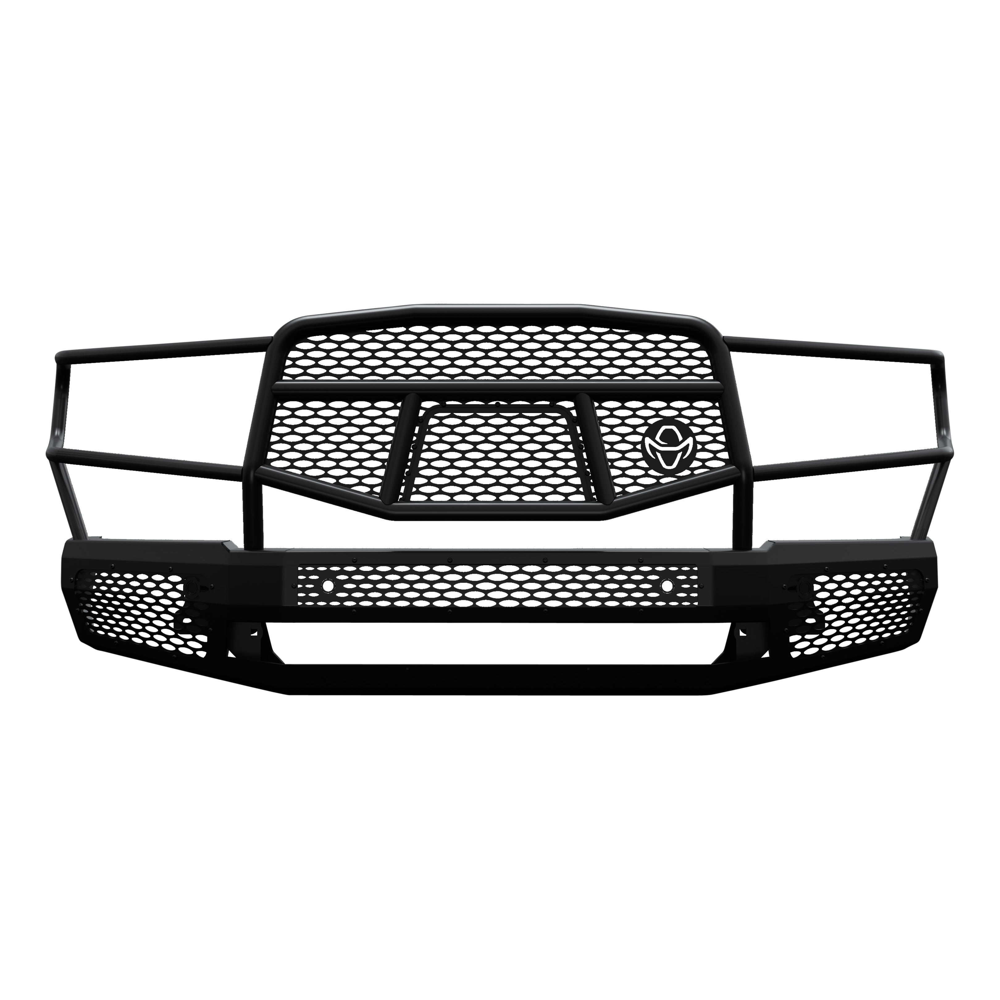 Ranch Hand MFD19HBM1 Midnight Front Bumper with Grille Guard thumbnail 1