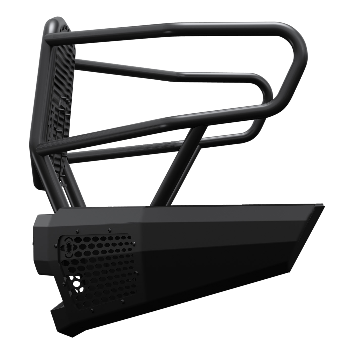 Ranch Hand MFD19HBM1 Midnight Front Bumper with Grille Guard thumbnail 2