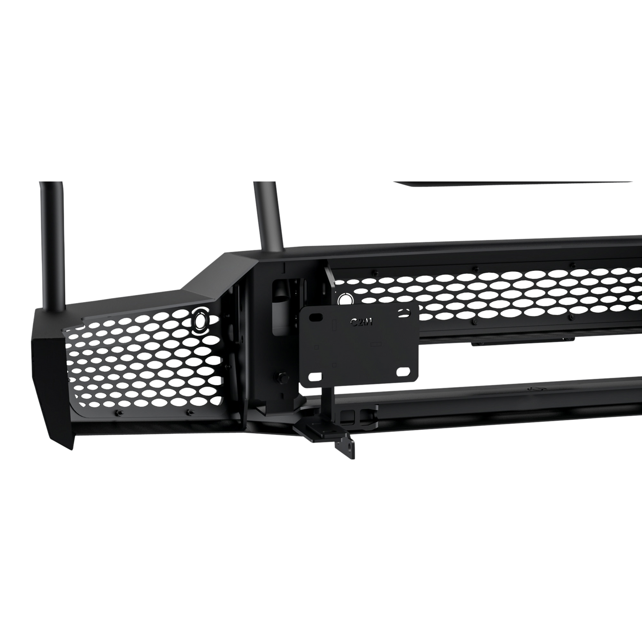 Ranch Hand MFC201BM1 Midnight Front Bumper with Grille Guard thumbnail 2