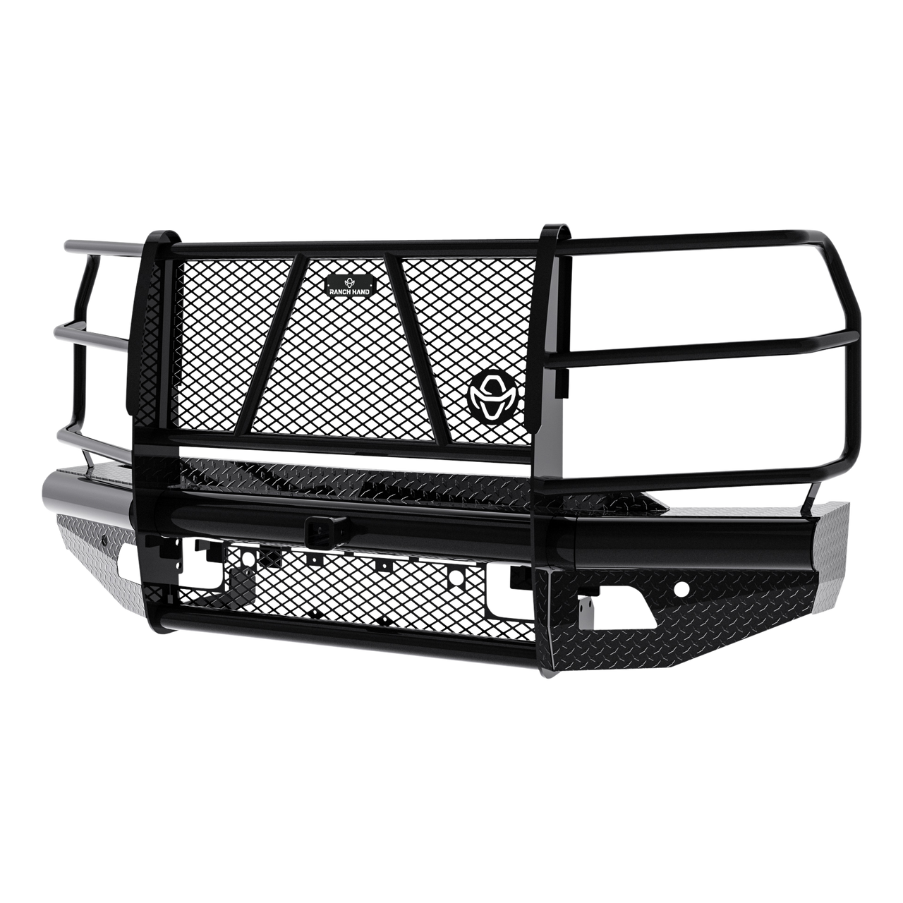 Ranch Hand FBC201BLR Legend Front Bumper with Grille Guard thumbnail 0