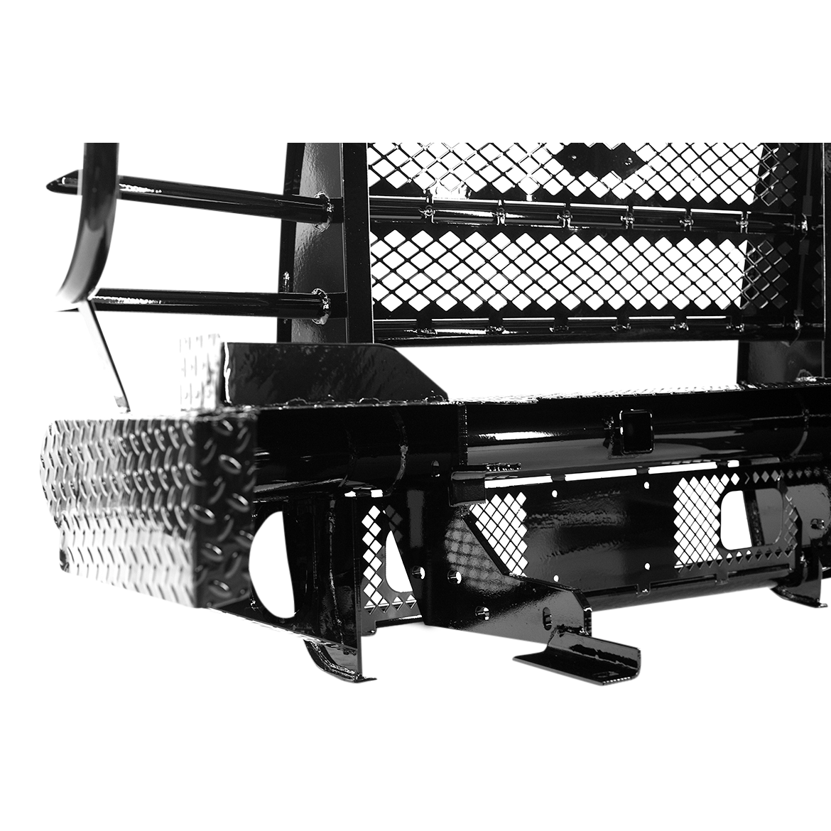 Ranch Hand FBG031BLR Legend Front Bumper with Grille Guard thumbnail 1