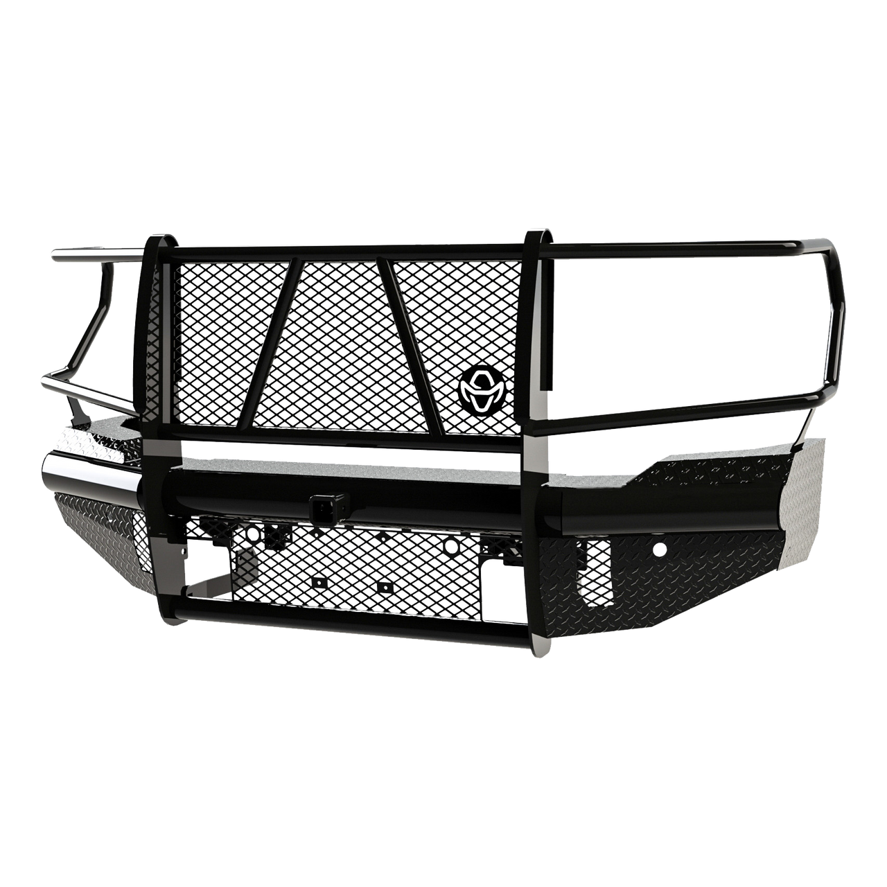 Ranch Hand FBG201BLR Legend Front Bumper with Grille Guard thumbnail 0