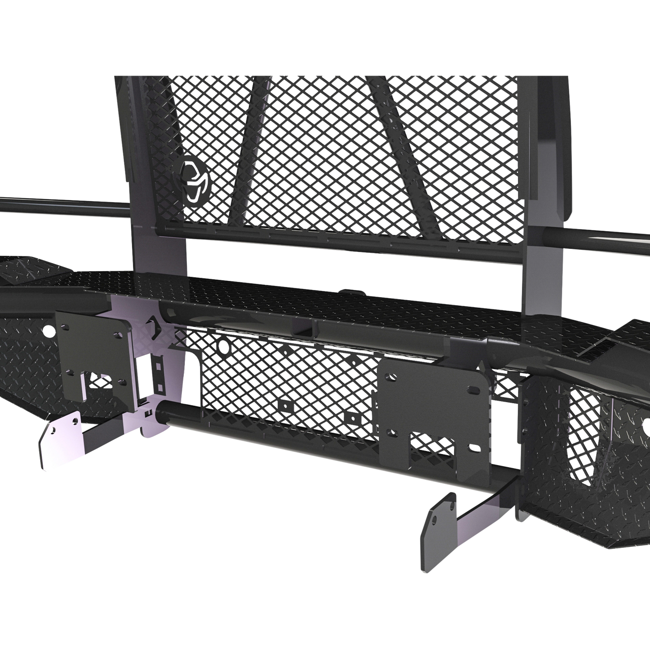 Ranch Hand FBG201BLR Legend Front Bumper with Grille Guard thumbnail 1