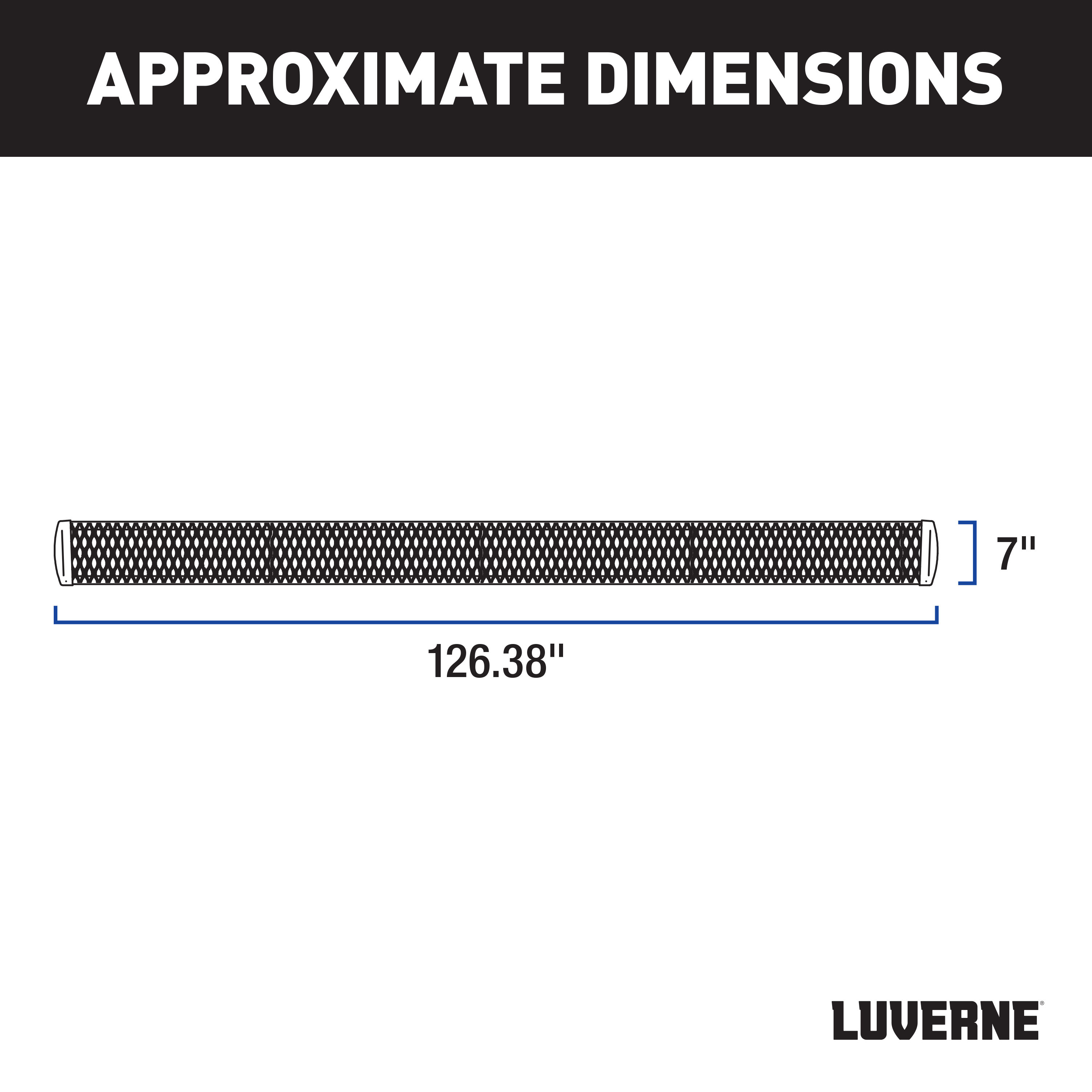 LUVERNE Grip Step 7" x 125" Aluminum W2W Running Boards, Select Silverado, Sierra HD 415125-401449 thumbnail 2