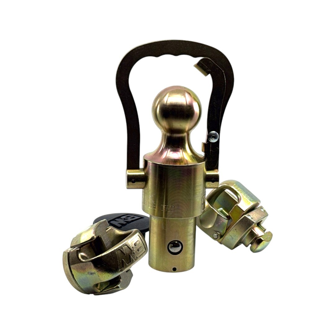 B&W Trailer Hitches OEM Ball and Safety Chain Kit for GM/Ford/Nissan Gooseneck Trailer Hitch Ball GNXA2061 thumbnail 0