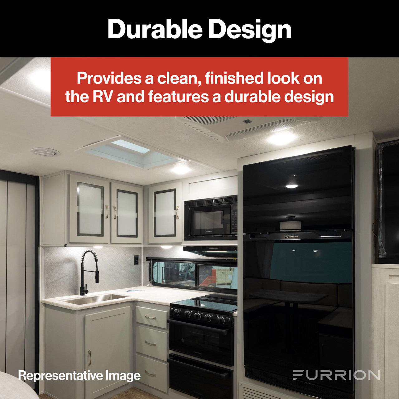 Furrion 16.1" x 16.1" White Retrofit Door for Tankless RV Water Heating System #FWH09EA-PS-AM thumbnail 3