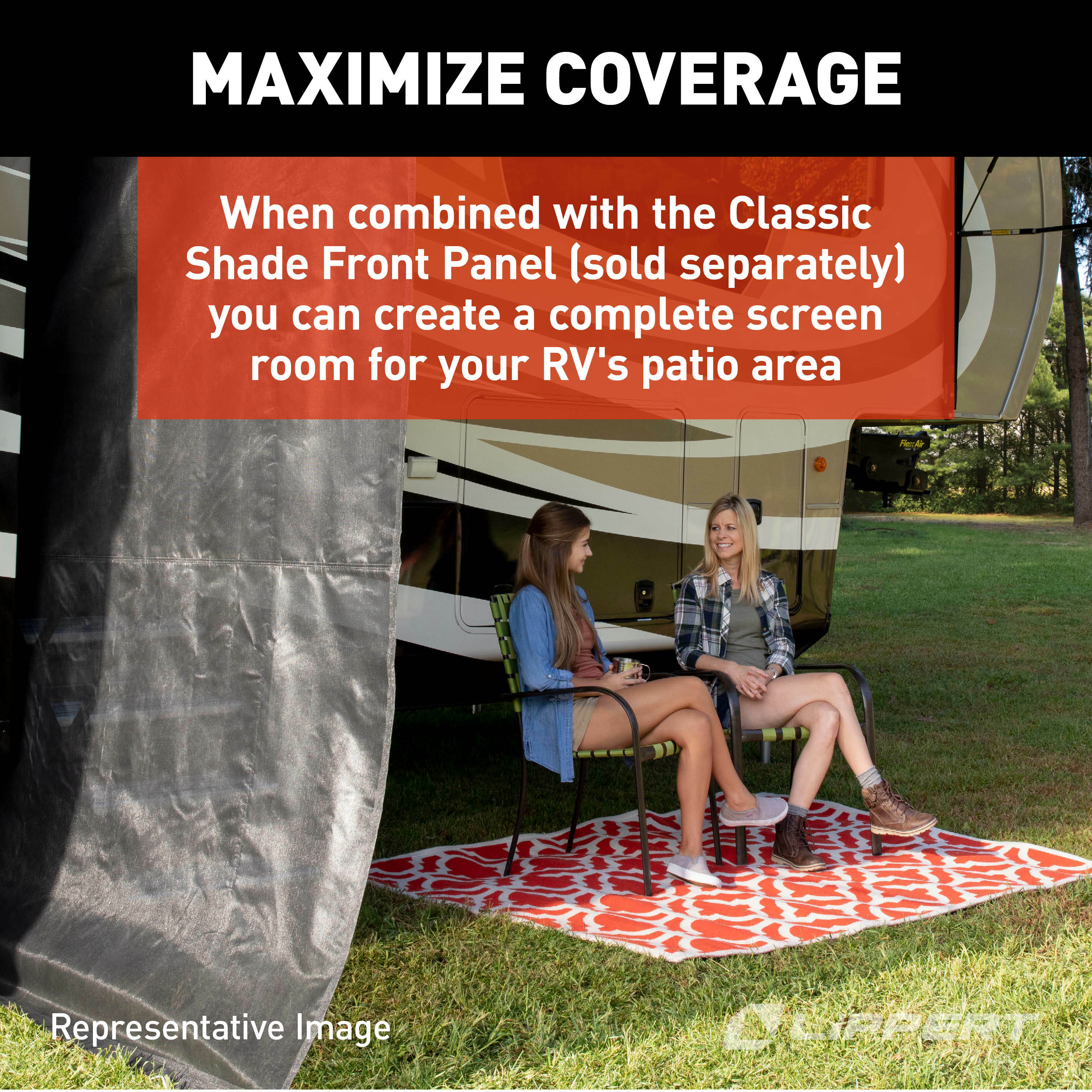 Solera Super Shade RV Awning Front Panel - 10' x 15' #3797821015 thumbnail 5