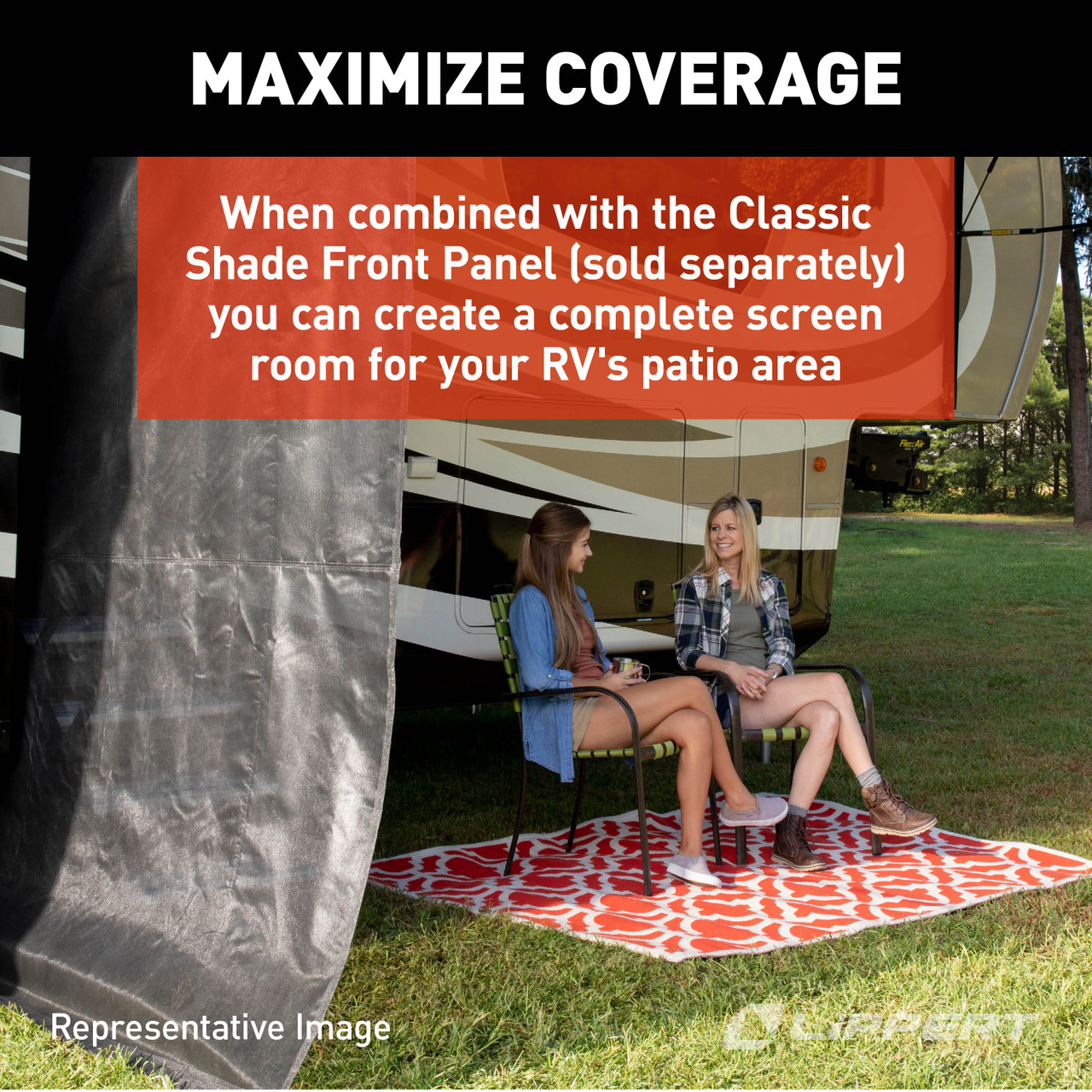 Solera Super Shade RV Awning Front Panel - 6' x 10' #3797820610 thumbnail 5