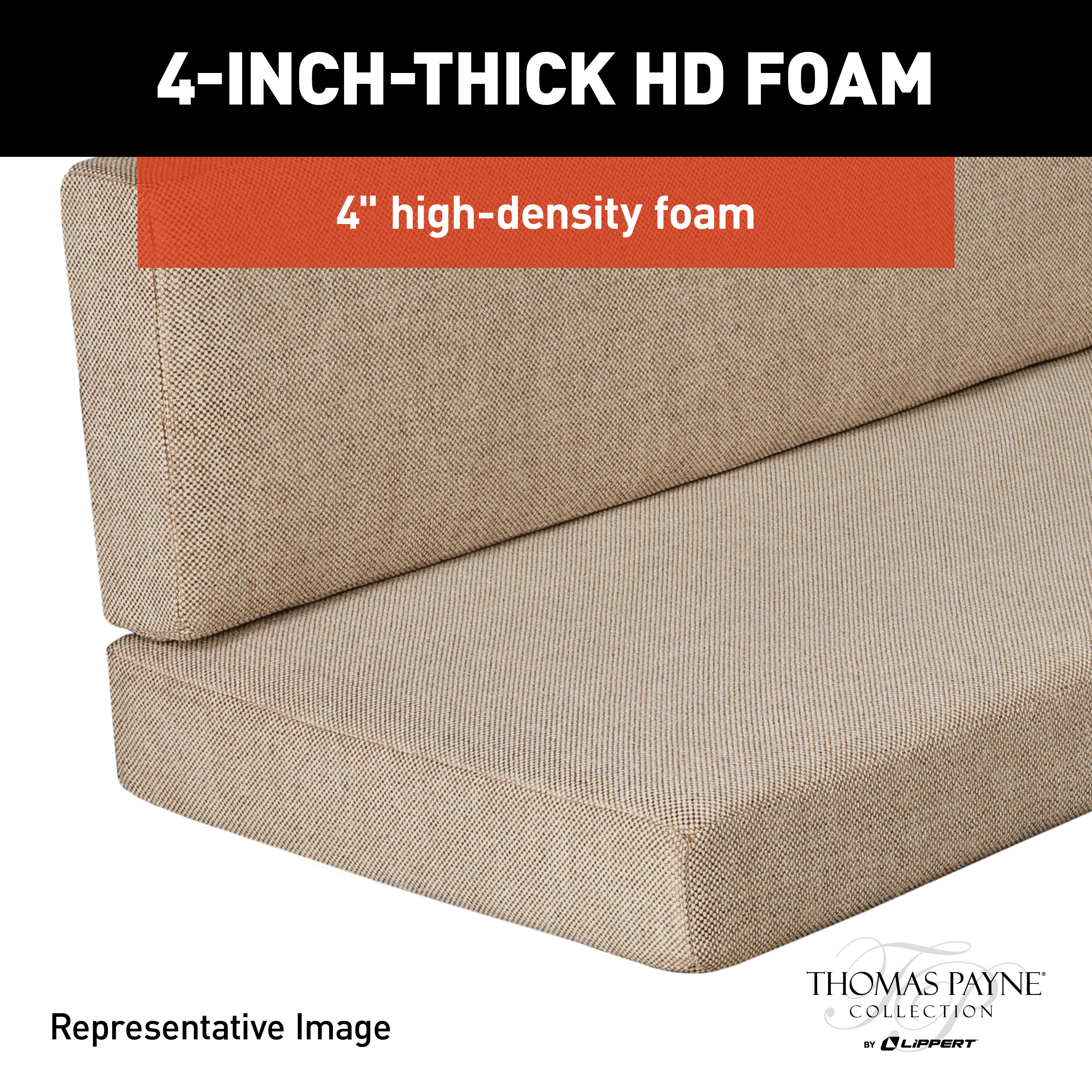 Thomas Payne RV Dinette Cushions - 42" Grummond #2021100497 thumbnail 5