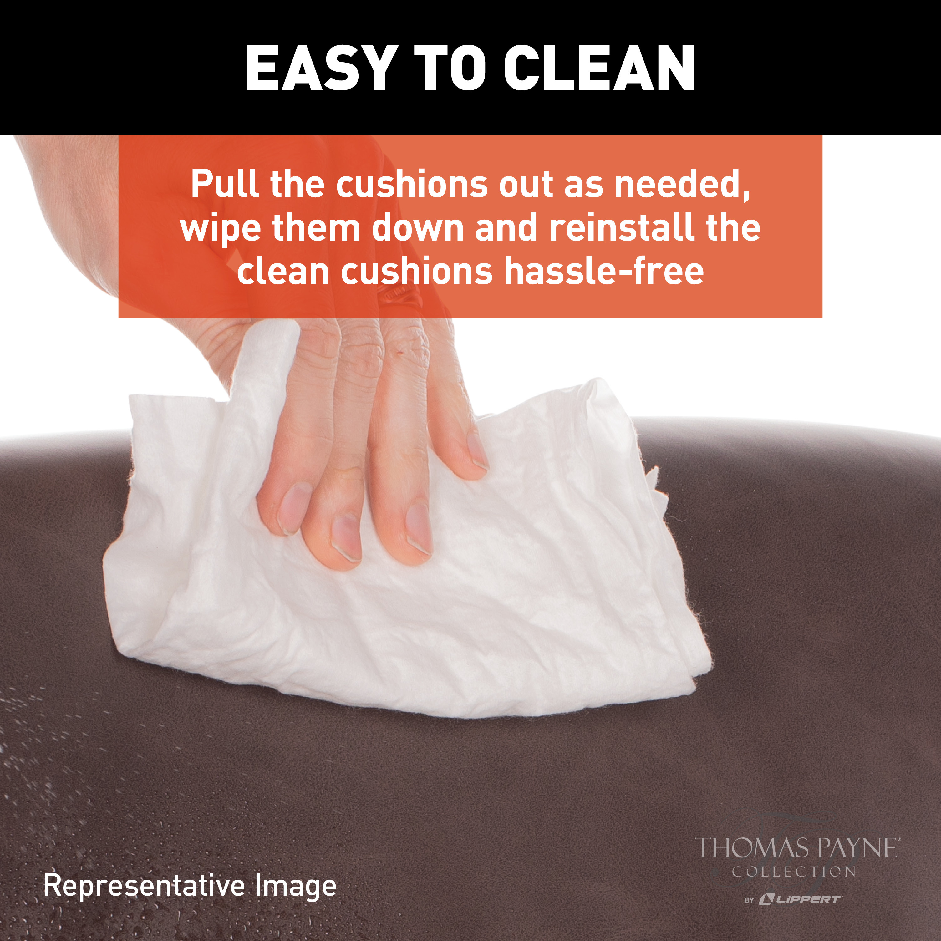 Thomas Payne RV Dinette Cushions - 42" Grummond #2021100497 thumbnail 6