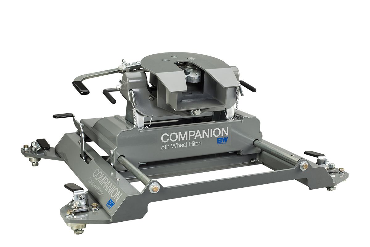 2013-2024 Ram 2500 & 3500 with OEM Puck System B&W Companion Slider 5th Wheel Hitch Kit For RAM Puck System RVK3670 thumbnail 0