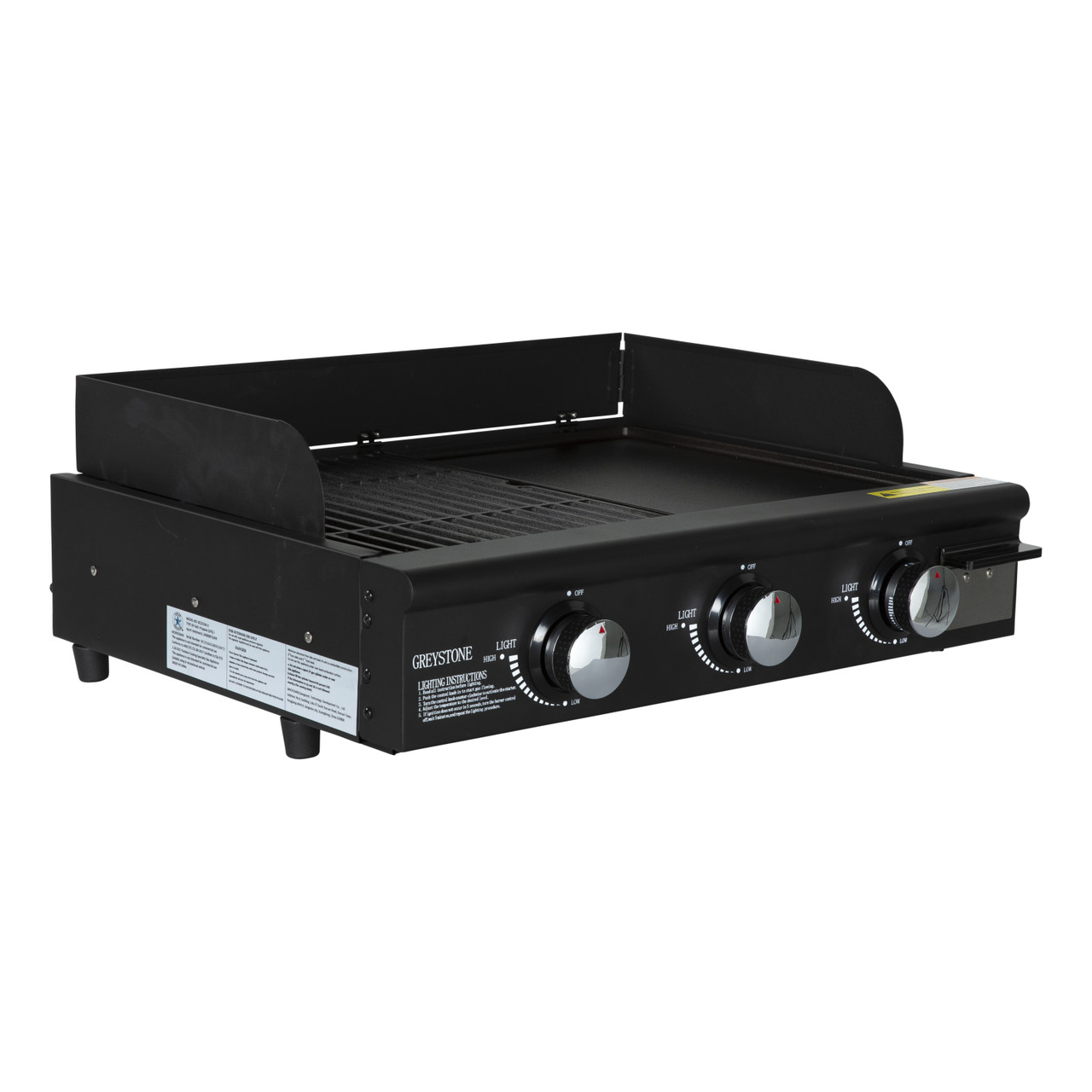Greystone 25 Inch Grill & Griddle Combo, LP Gas #HF2519A-3 thumbnail 0