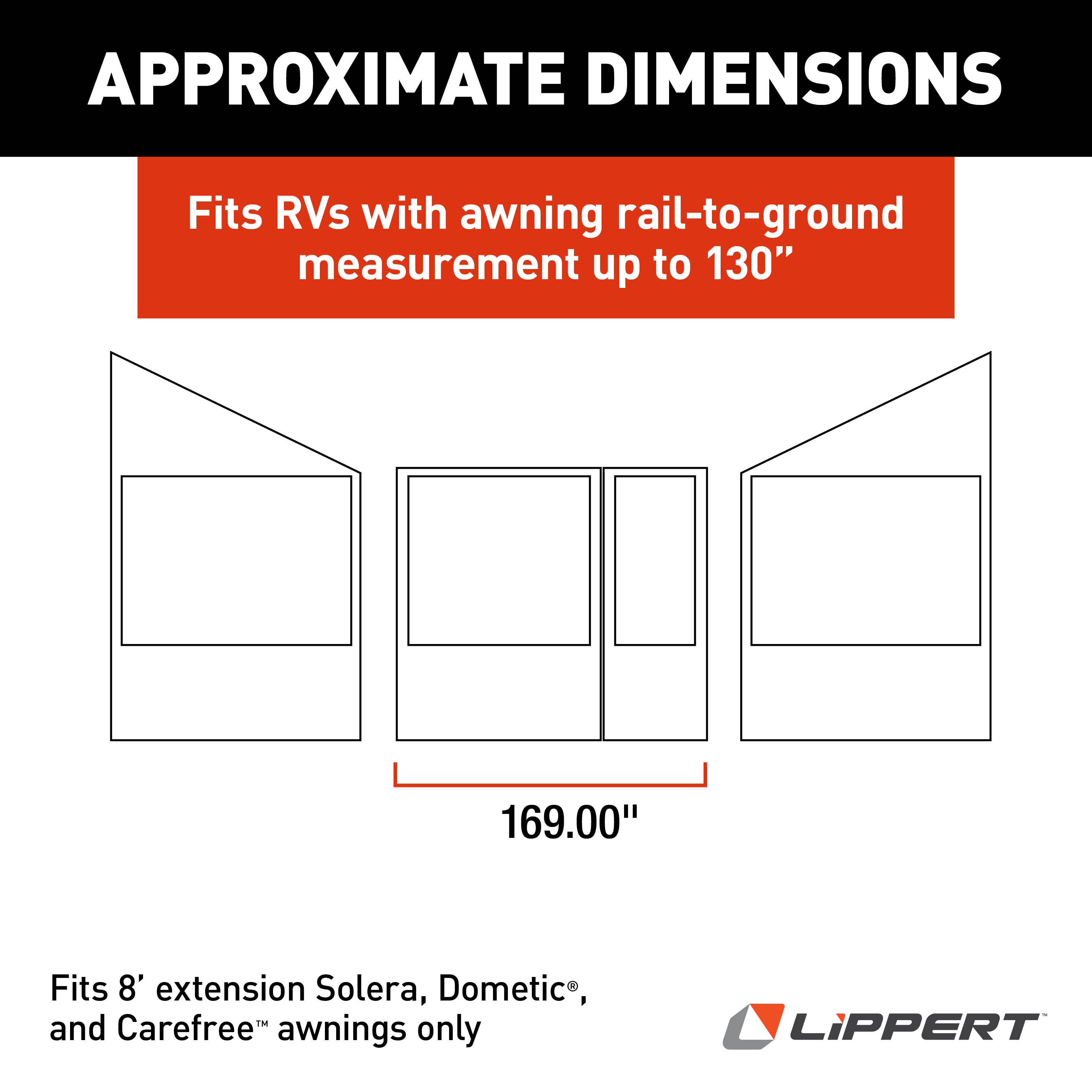 Solera Family Room RV Awning Screen Room - 15' #362230 thumbnail 2