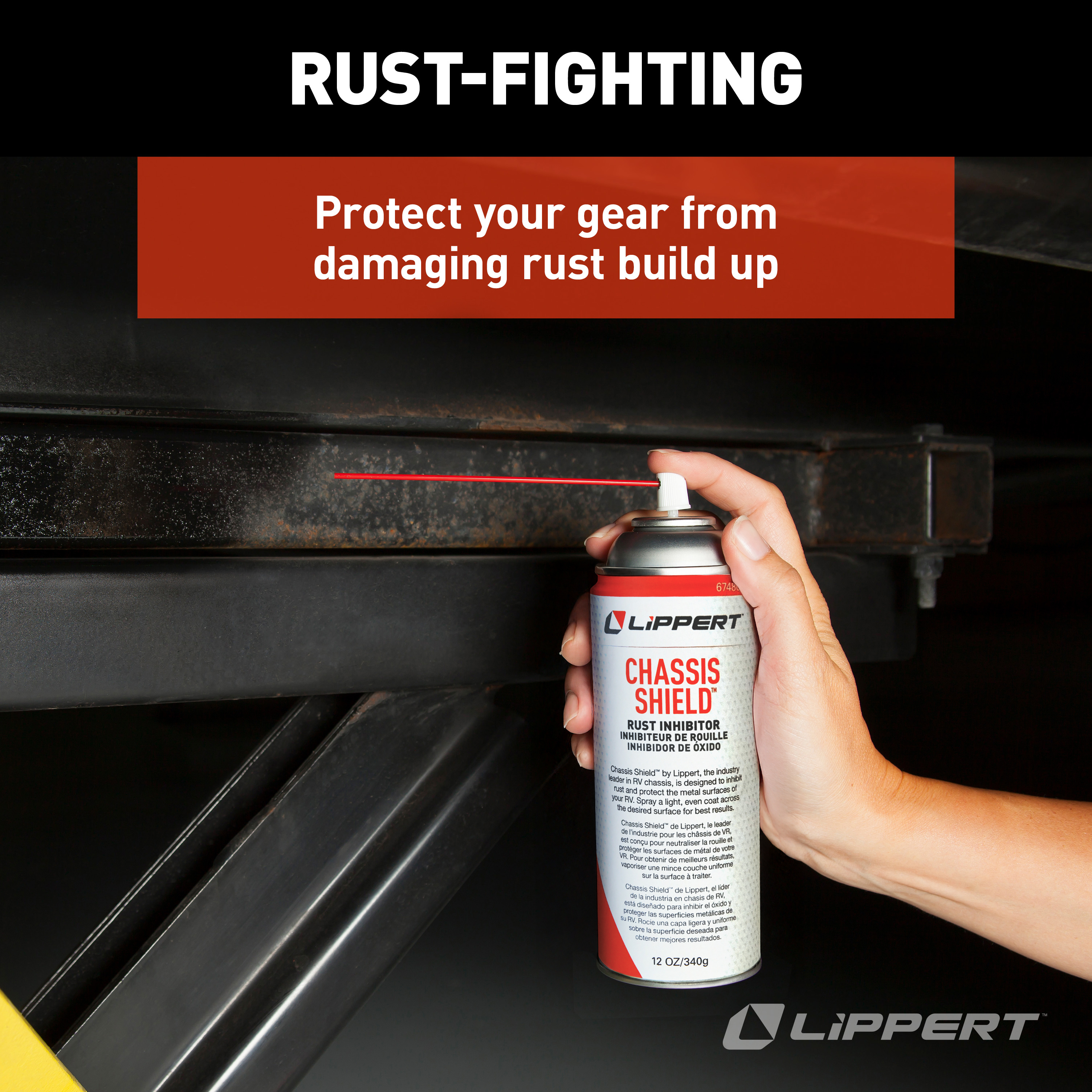 LIPPERT Chassis Shield Rust Inhibiting Spray Can thumbnail 2