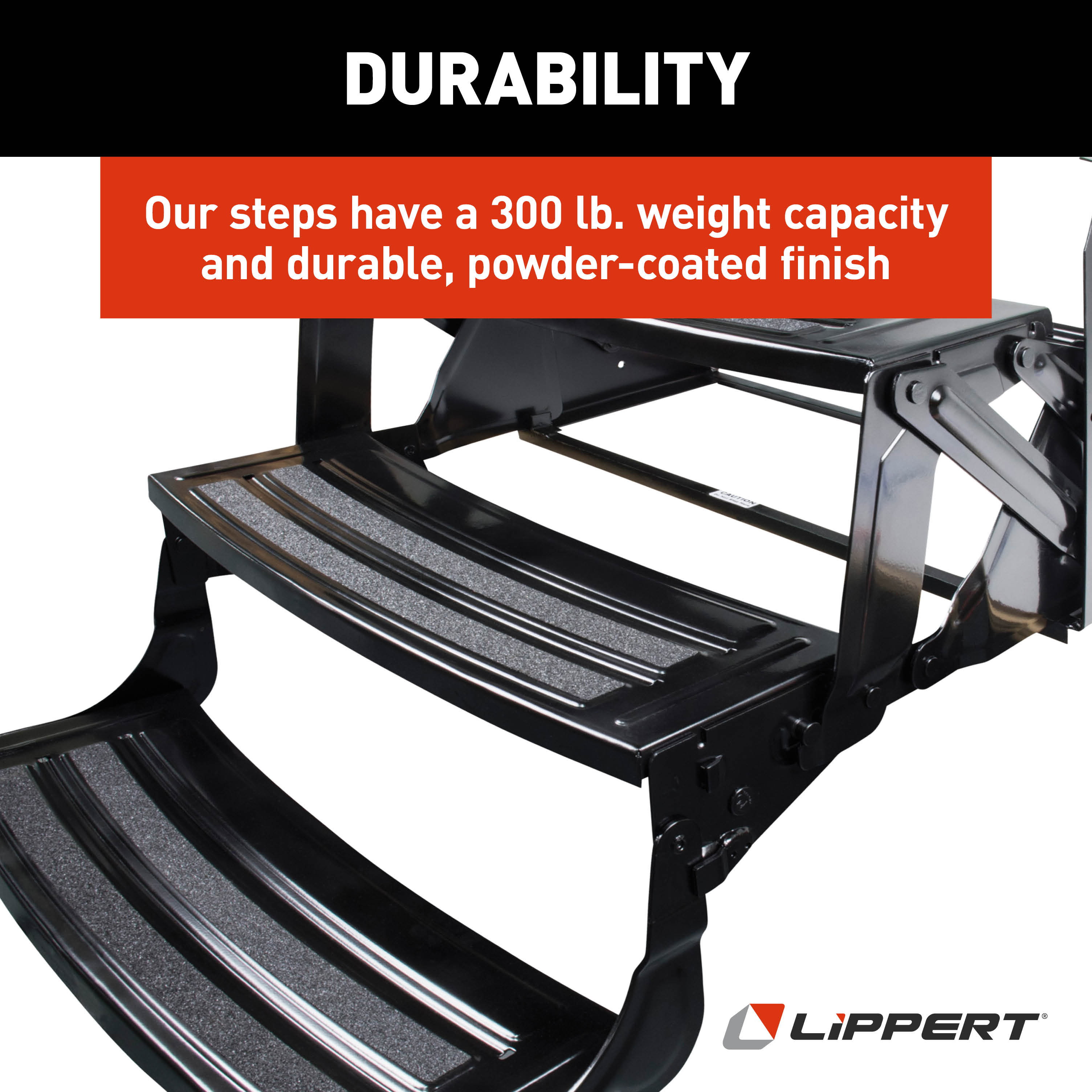 LIPPERT 24" Triple 9" Radius Manual Step thumbnail 4