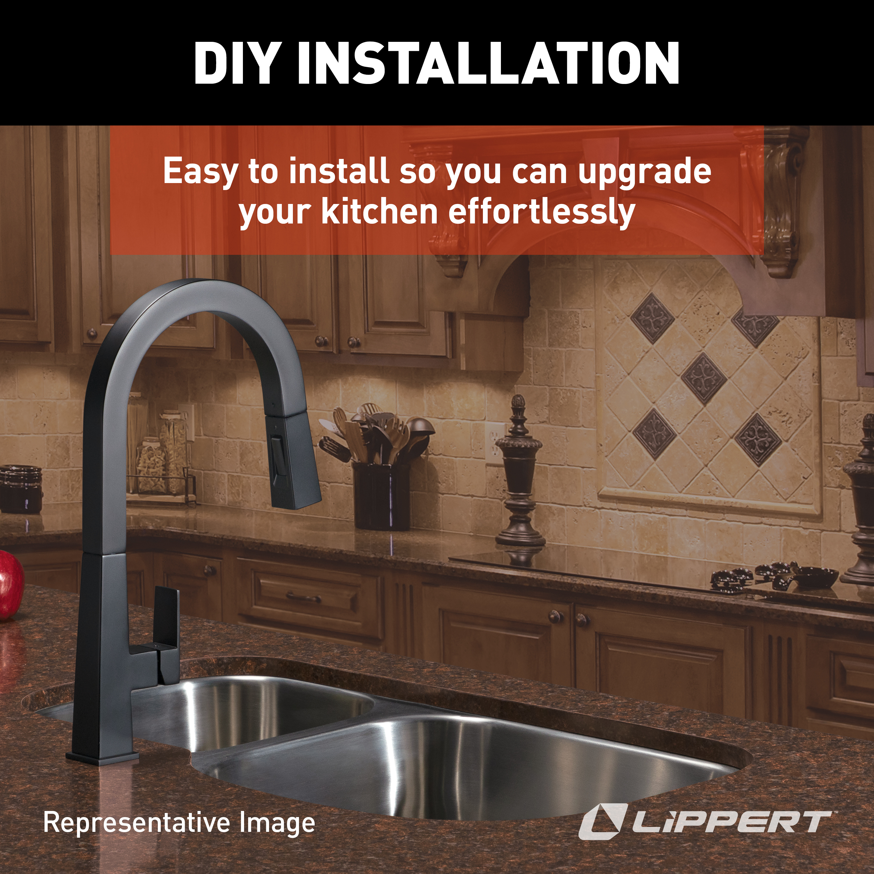 Lippert RV Double Kitchen Galley Sink - 25" x 17" x 6.6" Parchment ABS Plastic thumbnail 8