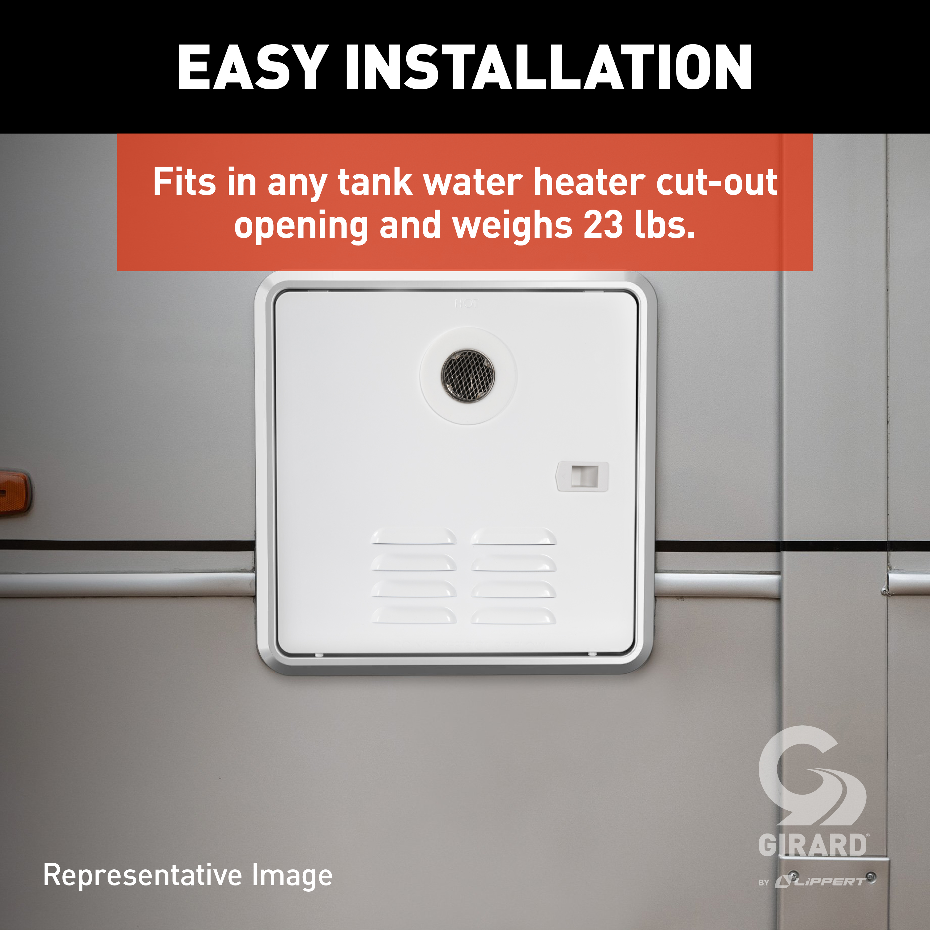 Girard 42,000 BTU Tankless RV 12V RV Water Heater thumbnail 4
