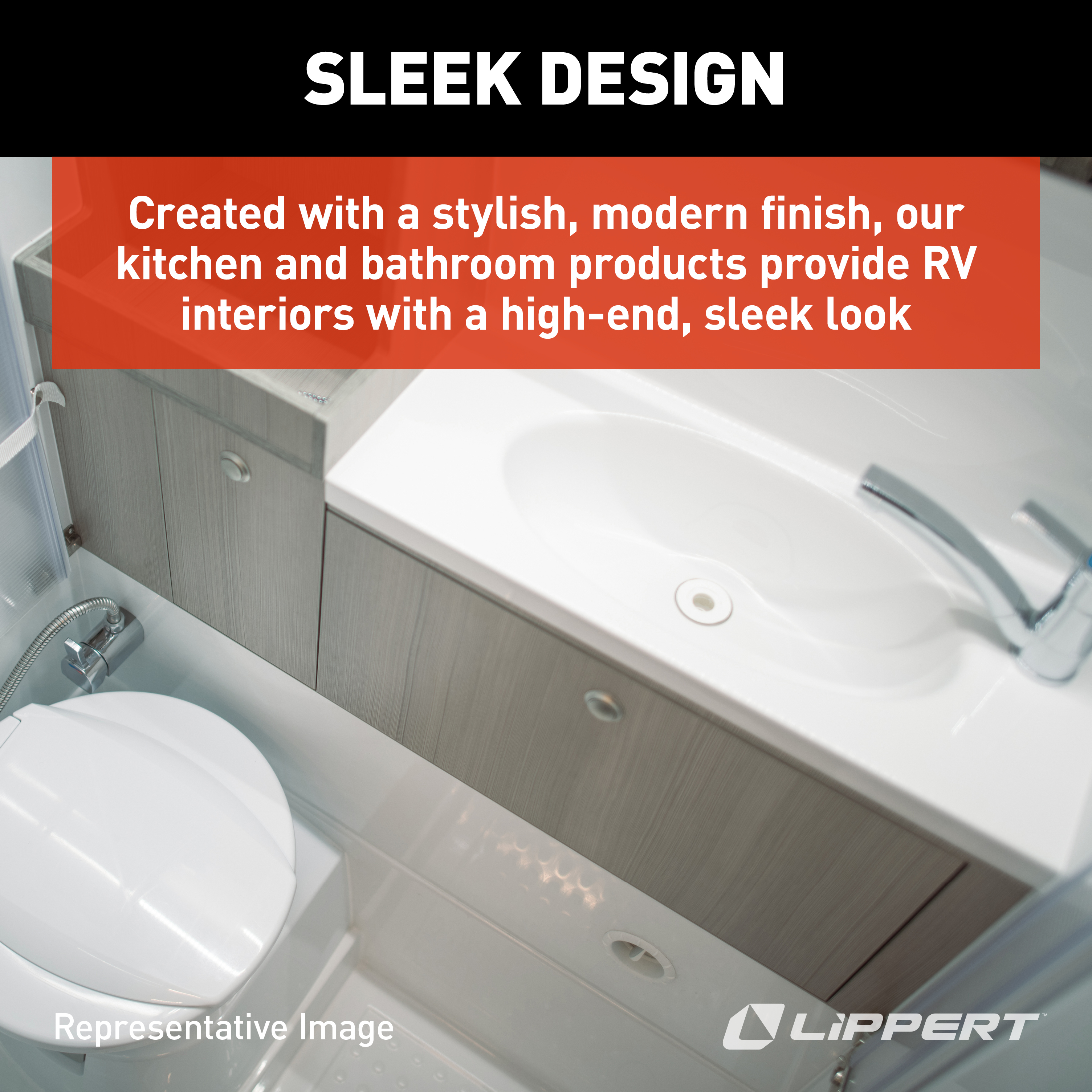 Lippert Corner RV Shower Pan with Center Drain - 27" x 27" Parchment #298087 thumbnail 5