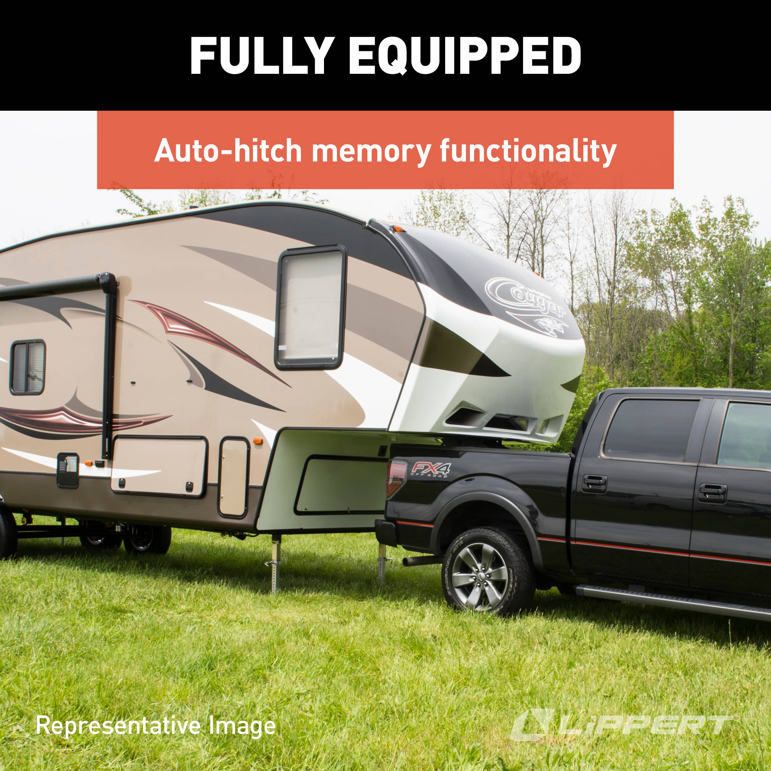 Lippert Ground Control 6-Point Automatic 5th Wheel RV Leveling System #675817 thumbnail 2