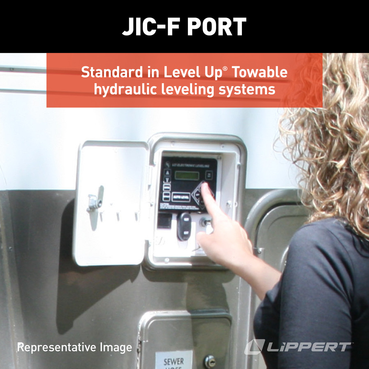 Lippert Level Up Hydraulic Hose End Fitting (JIC) - Crimp-on Coupling #138416 thumbnail 3