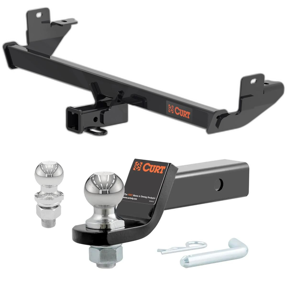 2024-2025 Mazda CX-90 All CURT Class 3 Trailer Hitch, 2" Receiver + 2" Ball + 1-7/8" Ball Kit thumbnail 0