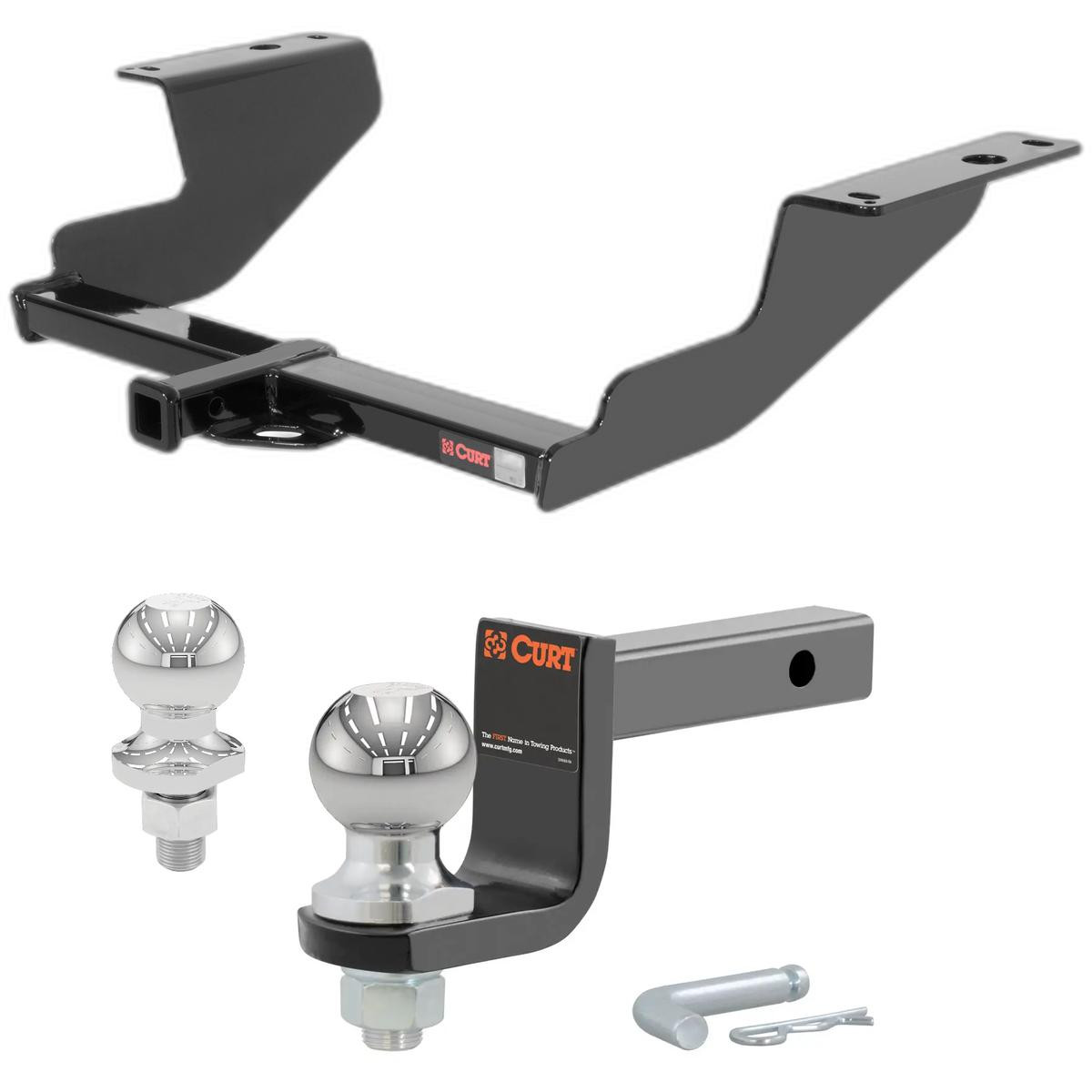 2014 Subaru Impreza WRX STI Limited, Sedan Class 1 Trailer Hitch, 1-1/4" Receiver + 2" Ball + 1-7/8" Ball Kit thumbnail 0