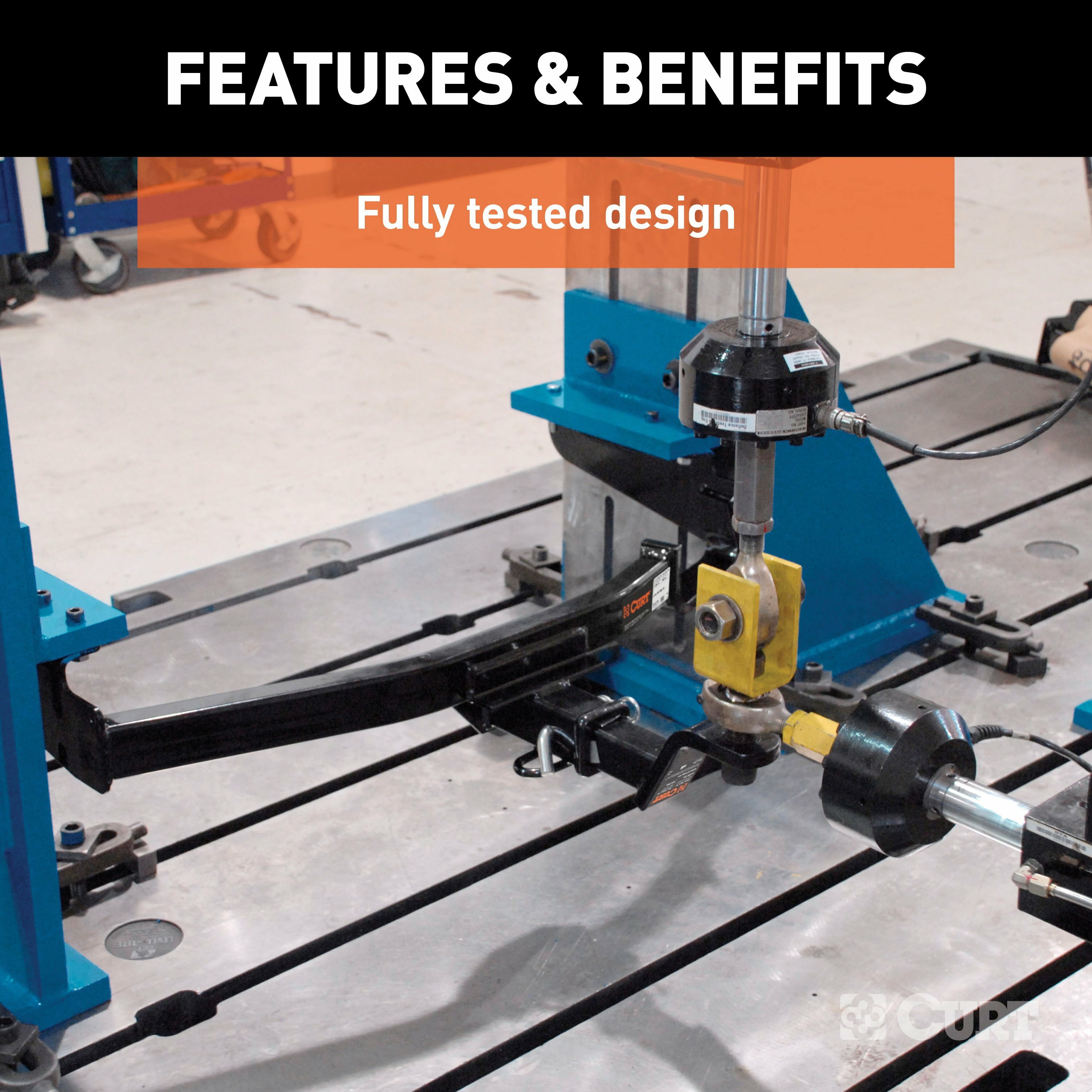 2022-2025 Hyundai Tucson All CURT Class 3 Trailer Hitch, 2" Receiver + 2" Ball + 1-7/8" Ball Kit thumbnail 6