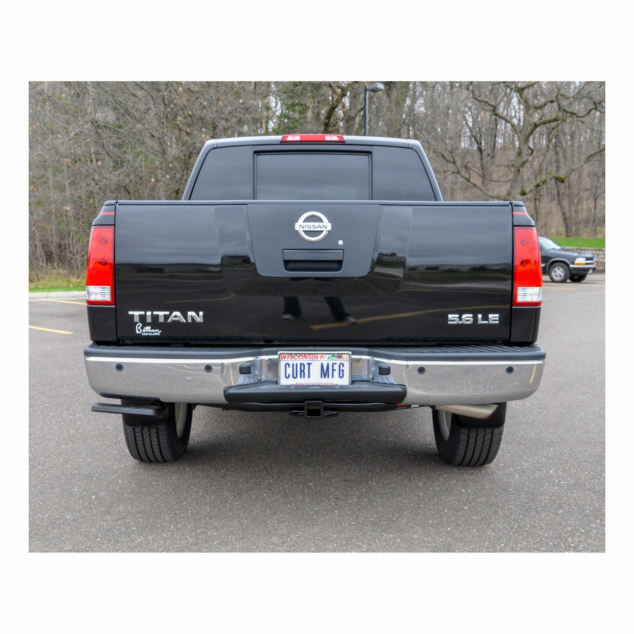 2004-2010 Nissan TITAN SE CURT Class 3 Trailer Hitch, 2" Receiver + 2" Ball + 1-7/8" Ball Kit thumbnail 4