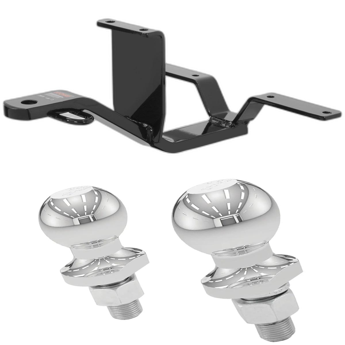 1985-1987 Honda Prelude Si Class 1 Fixed-Tongue Trailer Hitch with 2" & 1-7/8" Ball thumbnail 0