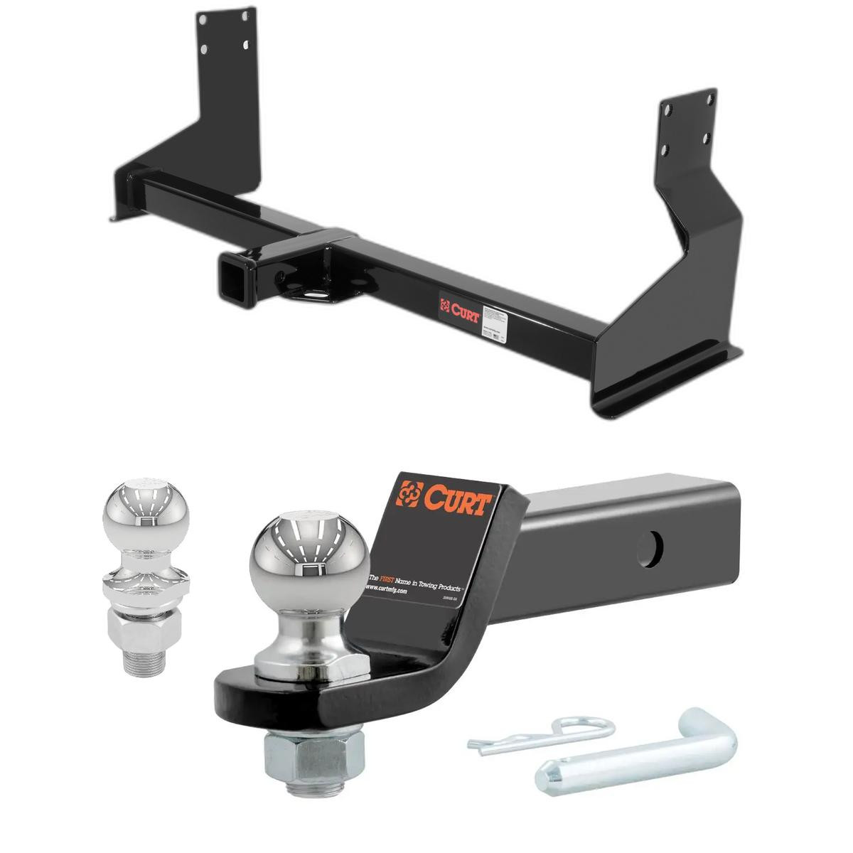 2007-2009 Dodge Sprinter 3500 170 in. wheel base with step bumper CURT Class 3 Hitch, 2" thumbnail 0
