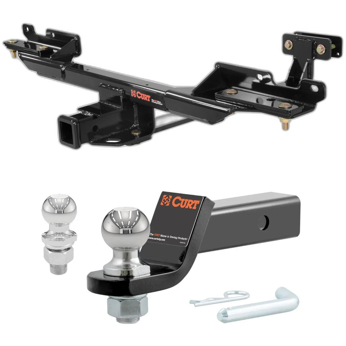 2014-2016 Mercedes-Benz GL450 Excluding Active Curve System CURT Class 3 Hitch, 2" Receiver + 2" Ball + 1-7/8" Ball Kit thumbnail 0