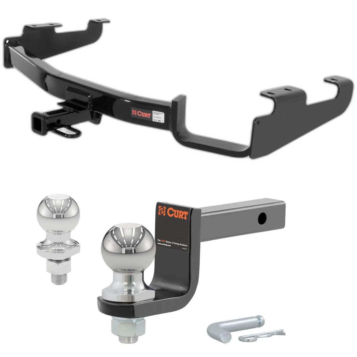 1996-2007 Chrysler Town & Country Except with Stow-n-Go and Sport Class 2 Hitch, 1-1/4" Receiver + 2" Ball + 1-7/8" Ball Kit thumbnail 0