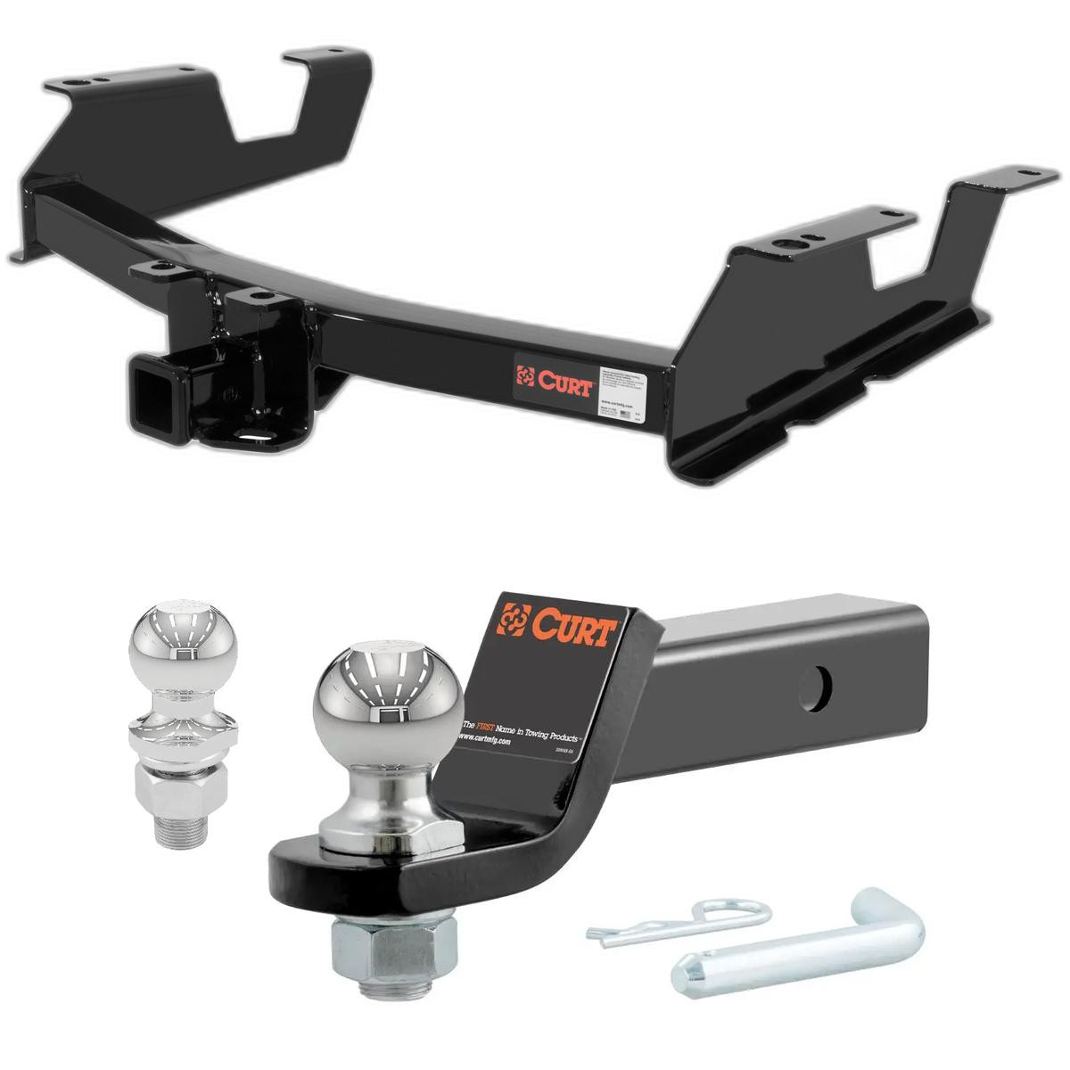 2011-2014 GMC Sierra 3500 HD 8' bed, excluding factory receiver, Tommy Gate lift or cab & chassis CURT Class 3 Hitch, 2" thumbnail 0