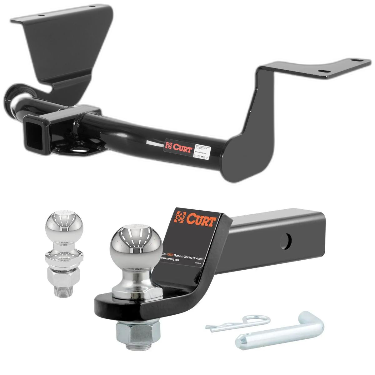 2007-2011 Honda CR-V All CURT Class 3 Trailer Hitch, 2" Receiver + 2" Ball + 1-7/8" Ball Kit thumbnail 0