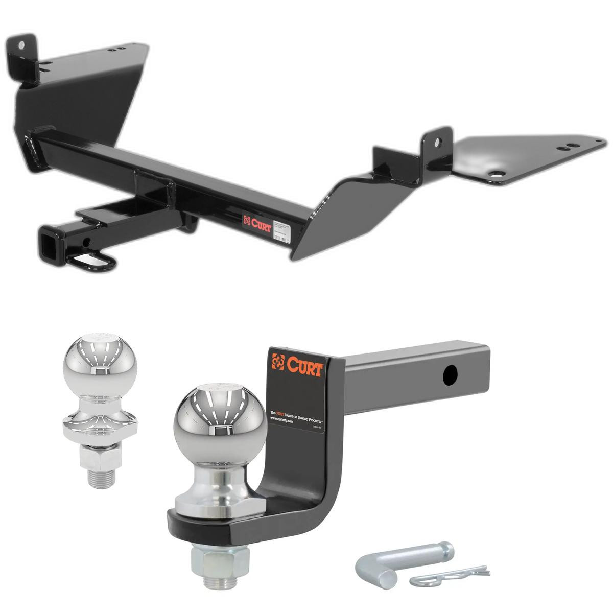 2005-2009 Buick Allure All Class 2 Hitch, 1-1/4" Receiver + 2" Ball + 1-7/8" Ball Kit thumbnail 0