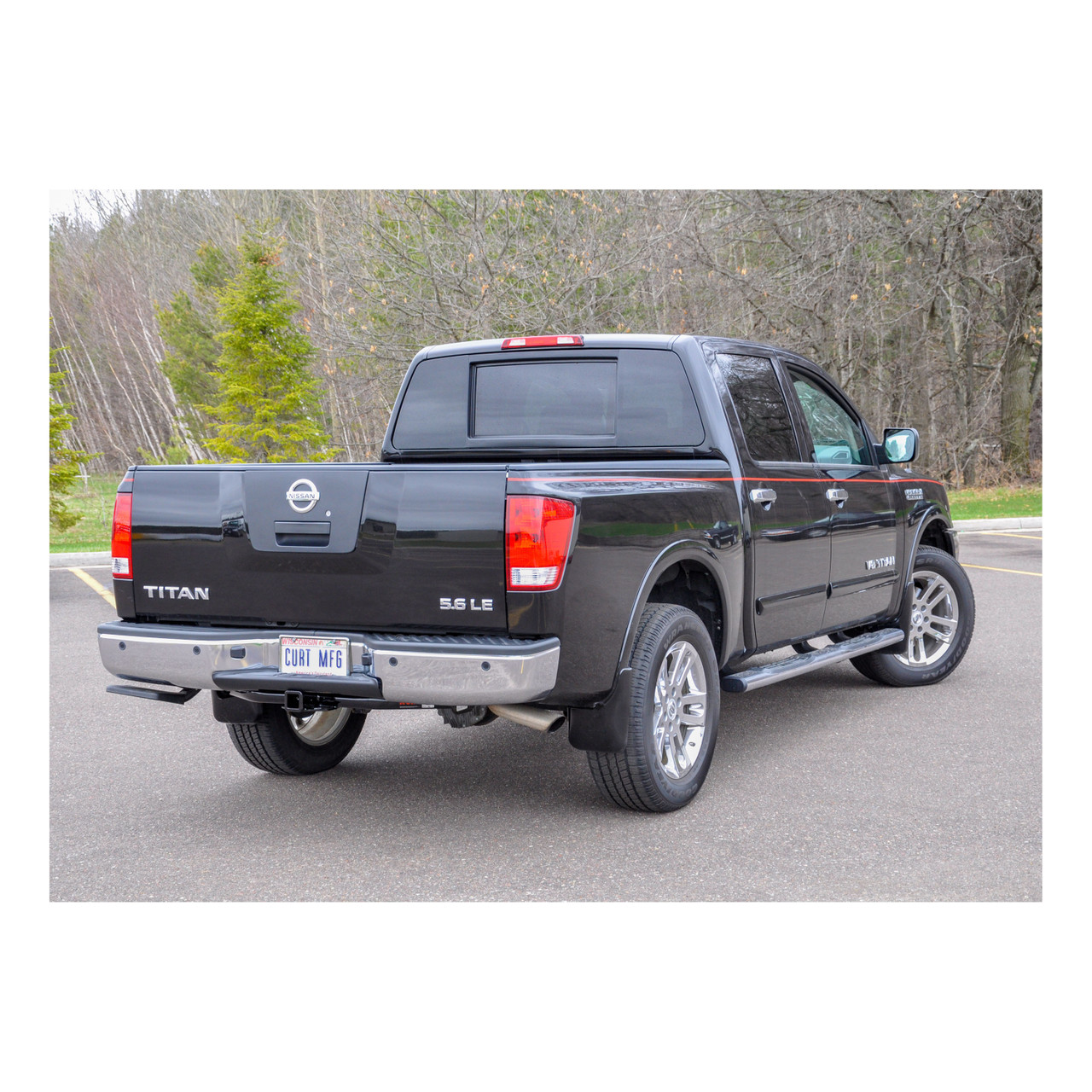 2004-2010 Nissan TITAN XE CURT Class 3 Trailer Hitch, 2" Receiver + 2" Ball + 1-7/8" Ball Kit thumbnail 3