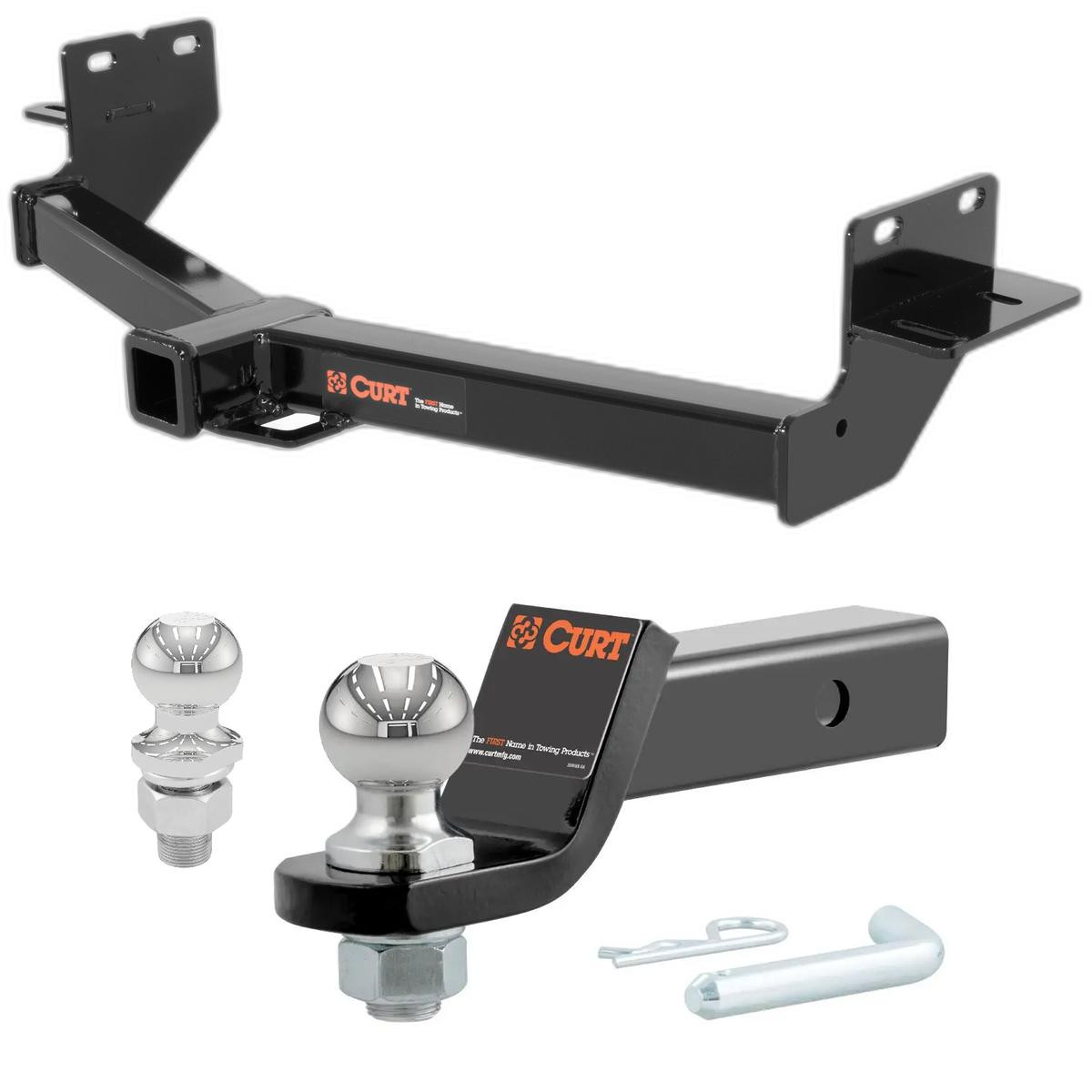 2019 Hyundai Santa Fe XL Limited Ultimate CURT Class 3 Trailer Hitch, 2" Receiver + 2" Ball + 1-7/8" Ball Kit thumbnail 0