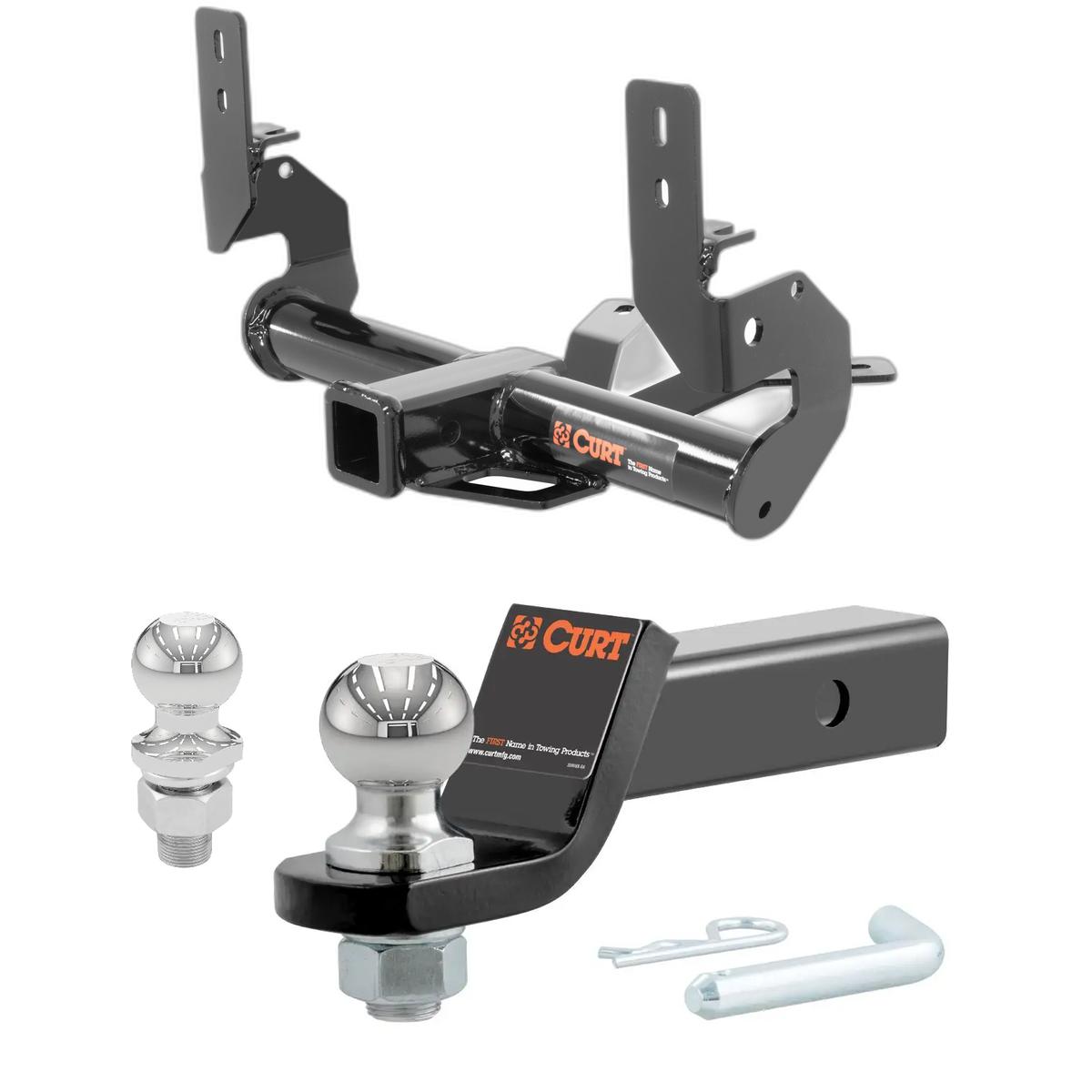 2009-2017 Audi Q5 Excluding Hybrid CURT Class 3 Trailer Hitch, 2" Receiver + 2" Ball + 1-7/8" Ball Kit thumbnail 0