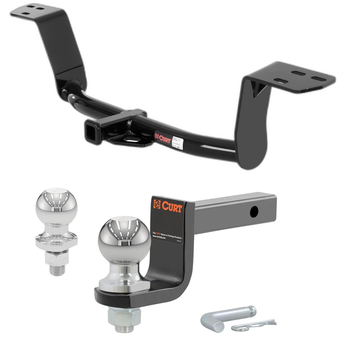2006-2009 Lexus IS250 All Class 1 Hitch, 1-1/4" Receiver + 2" Ball + 1-7/8" Ball Kit thumbnail 0