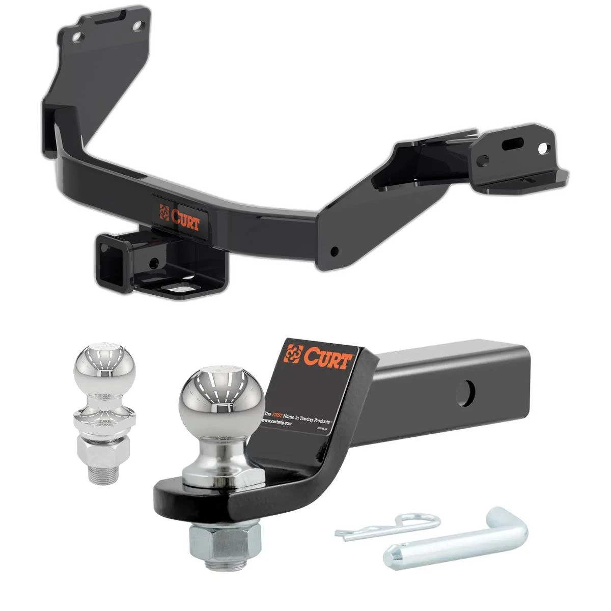 2021-2025 Hyundai Santa Fe All CURT Class 3 Trailer Hitch, 2" Receiver + 2" Ball + 1-7/8" Ball Kit thumbnail 0