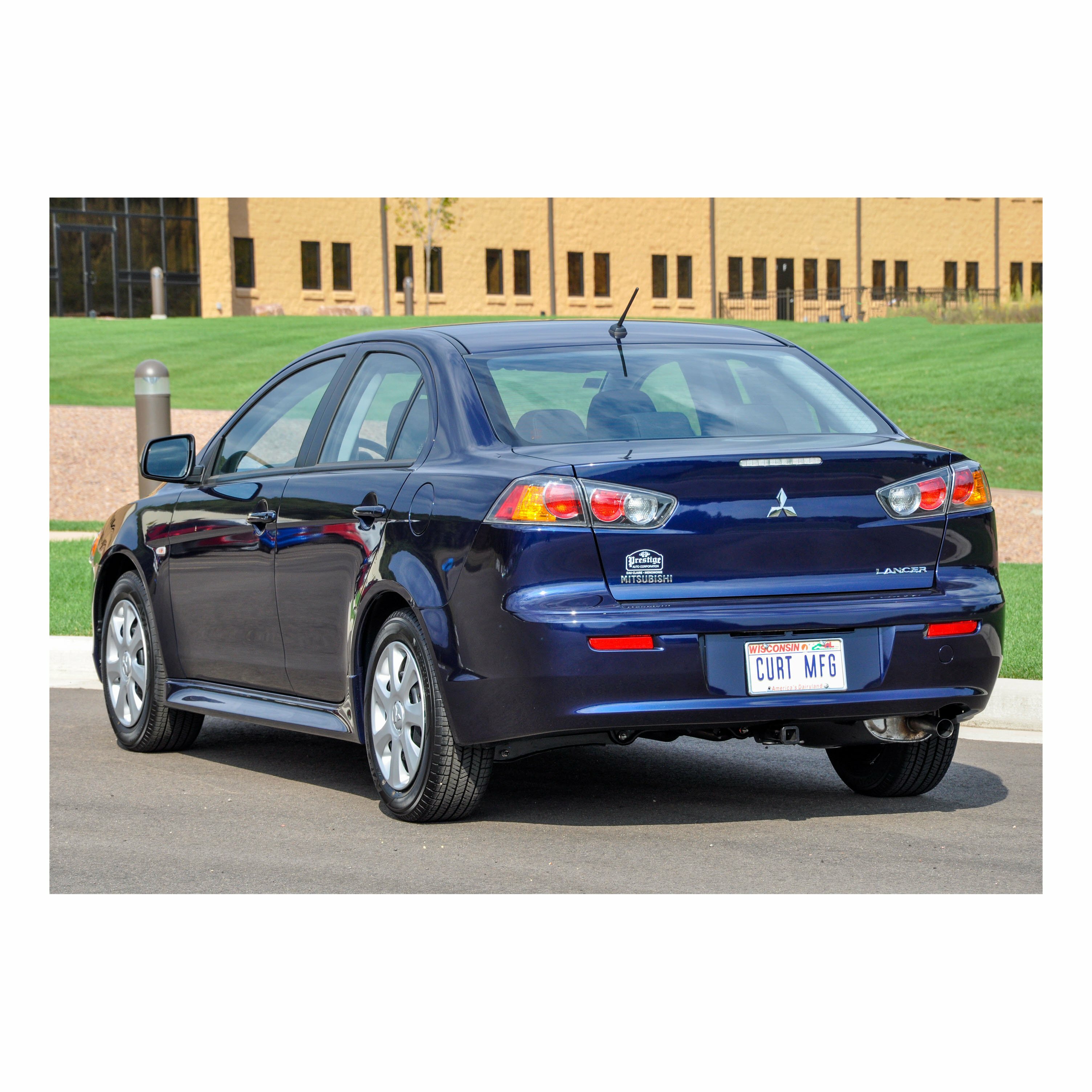 2013-2015 Mitsubishi Lancer SE, Sedan Class 1 Trailer Hitch, 1-1/4" Receiver + 2" Ball + 1-7/8" Ball Kit thumbnail 3