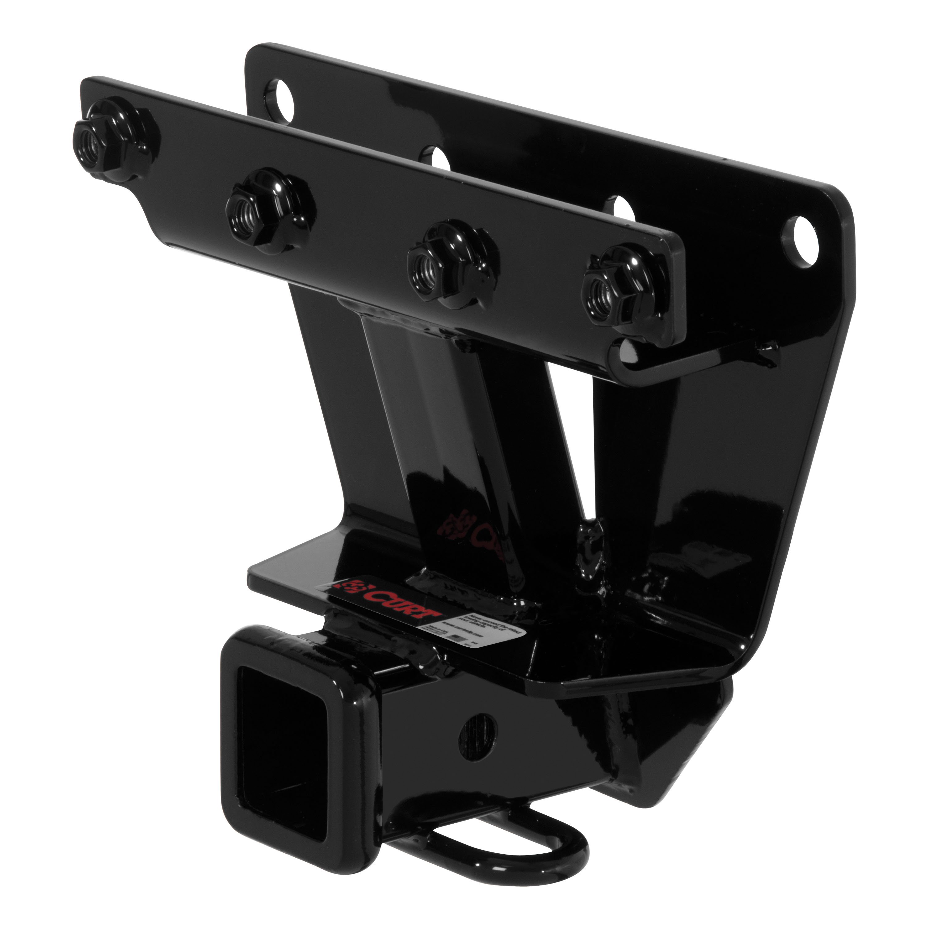 2005 - 2010 Jeep Grand Cherokee Excluding SRT8 Curt 2" Class 3 Trailer Tow Hitch + 5-Flat Wiring Kit Tow Boat/Utility Trailer with Surge Brakes 13251 thumbnail 2