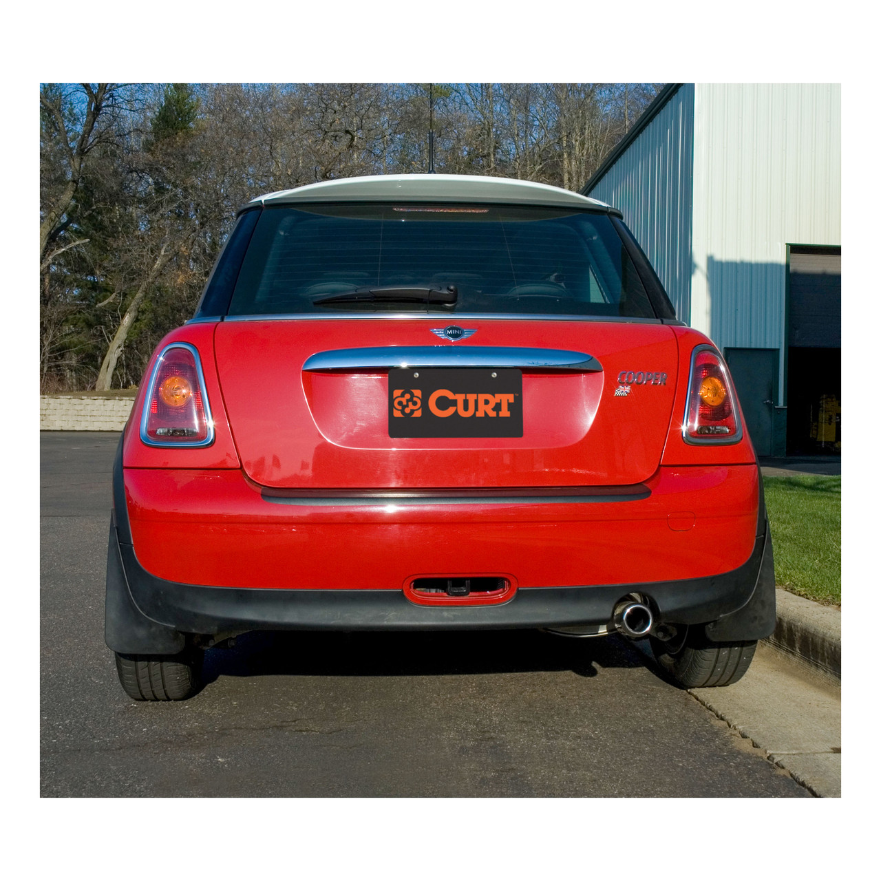 2009 - 2010 MINI Cooper Convertible, excluding 'S' model Curt 1-1/4" Class 1 Trailer Tow Hitch + 5-Flat Wiring Kit Tow Boat/Utility Trailer with Surge Brakes 11160 thumbnail 4