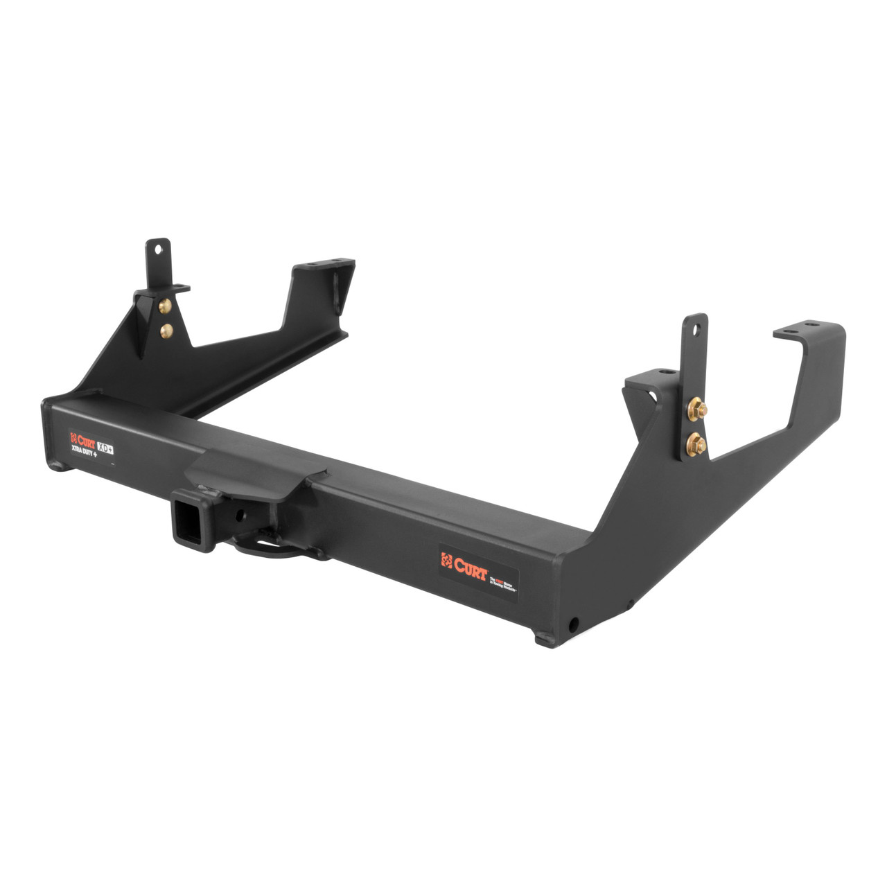2011 - 2019 GMC Sierra 2500 HD 6' bed, excluding factory receiver, Tommy Gate lift or cab & chassis Curt 2" Class 5 Trailer Tow Hitch + 5-Flat Wiring Kit Tow Boat/Utility Trailer with Surge Brakes 15460 thumbnail 5