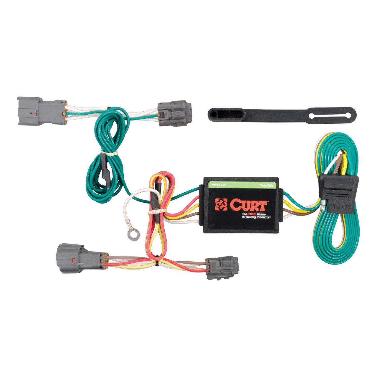 2014 - 2019 Kia Soul w/o LED Tailights Curt 1-1/4" Class 1 Trailer Tow Hitch + 5-Flat Wiring Kit Tow Boat/Utility Trailer with Surge Brakes 11419 thumbnail 1