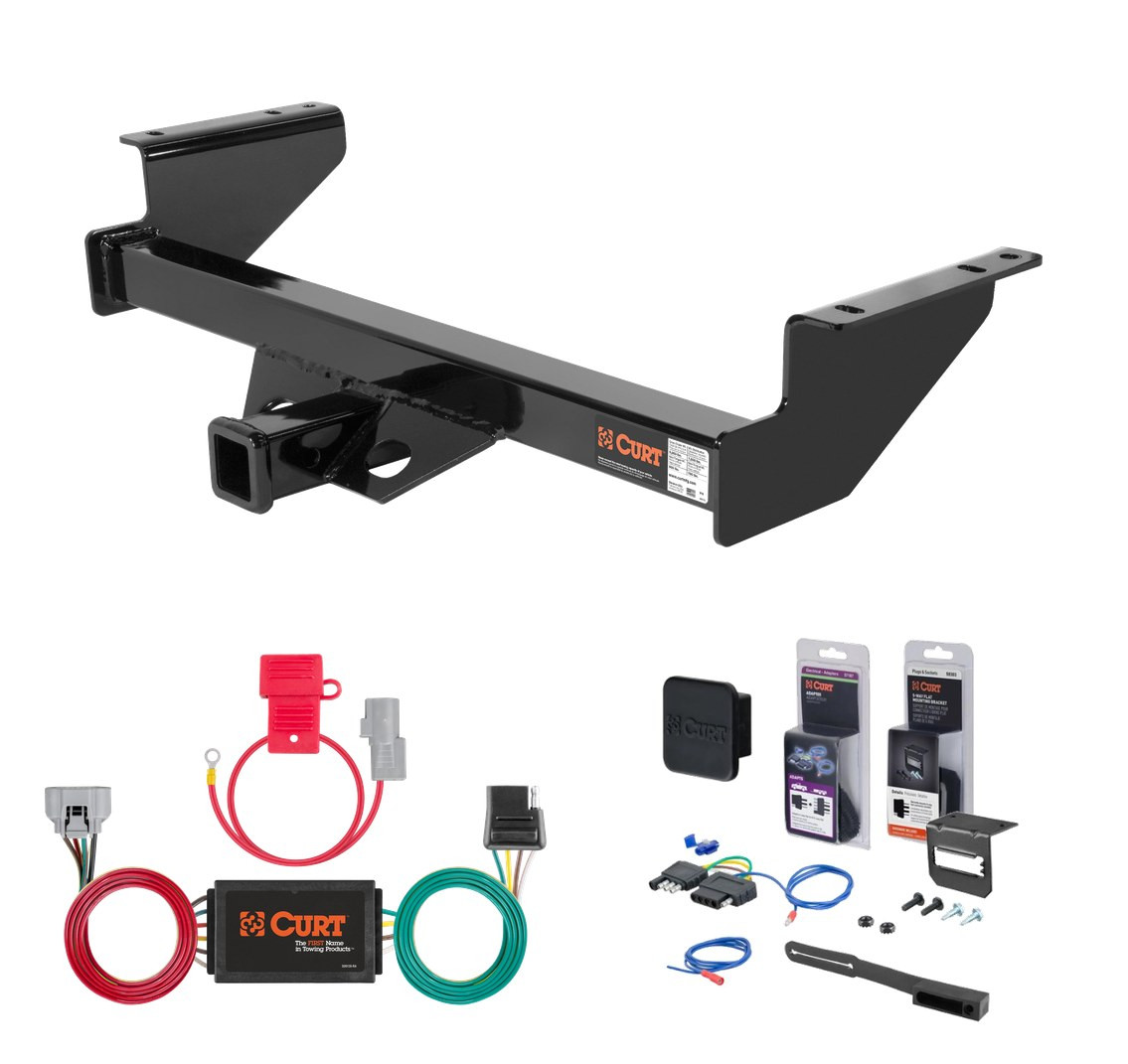 2000 Toyota Tundra #13180 will not fit with towable bumper mount Curt 2" Class 3 Trailer Tow Hitch + 5-Flat Wiring Kit Tow Boat/Utility Trailer with Surge Brakes 13184 thumbnail 0
