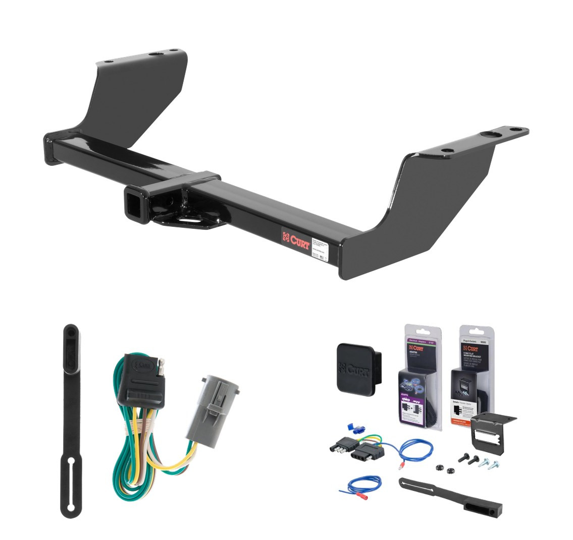 1998 - 2001 Mazda B2500 2000 - 2001 models are no drill Curt 1-1/4" Class 2 Trailer Tow Hitch + 5-Flat Wiring Kit Tow Boat/Utility Trailer with Surge Brakes 12012 thumbnail 0