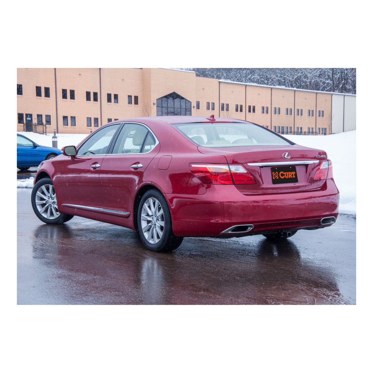 2012 - 2017 Lexus LS460 Curt 1-1/4" Class 2 Trailer Tow Hitch + 5-Flat Wiring Kit Tow Boat/Utility Trailer with Surge Brakes 12114 thumbnail 4